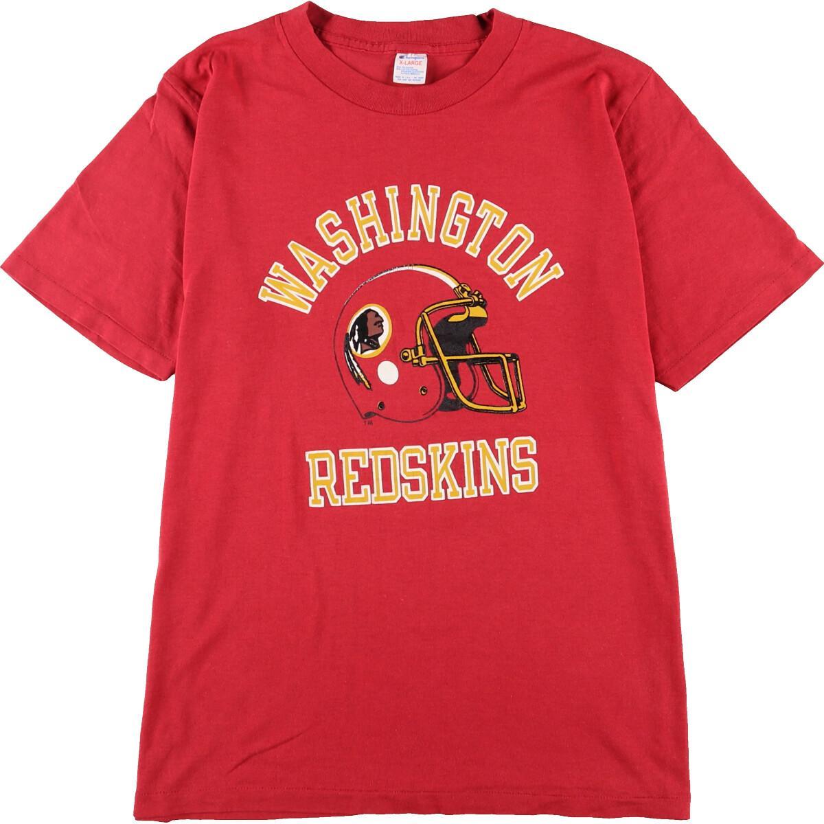 古着 80年代 チャンピオン Champion トリコタグ NFL WASHINGTON REDSKINS ワシントンレッドスキンズ プリントTシャツ USA製 メンズS ヴィンテージ /eaa111690 【210718】【HNY22】