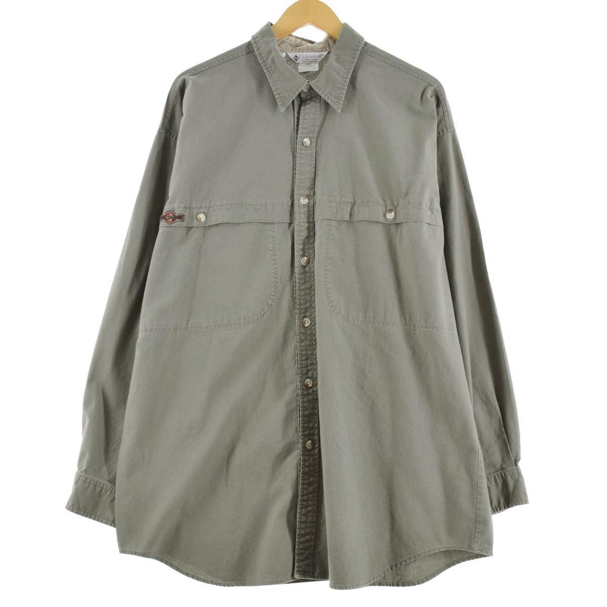 90年代 コロンビア Columbia 長袖 ハンティングシャツ メンズXL ヴィンテージ /eaa181293 【中古】 【210719】