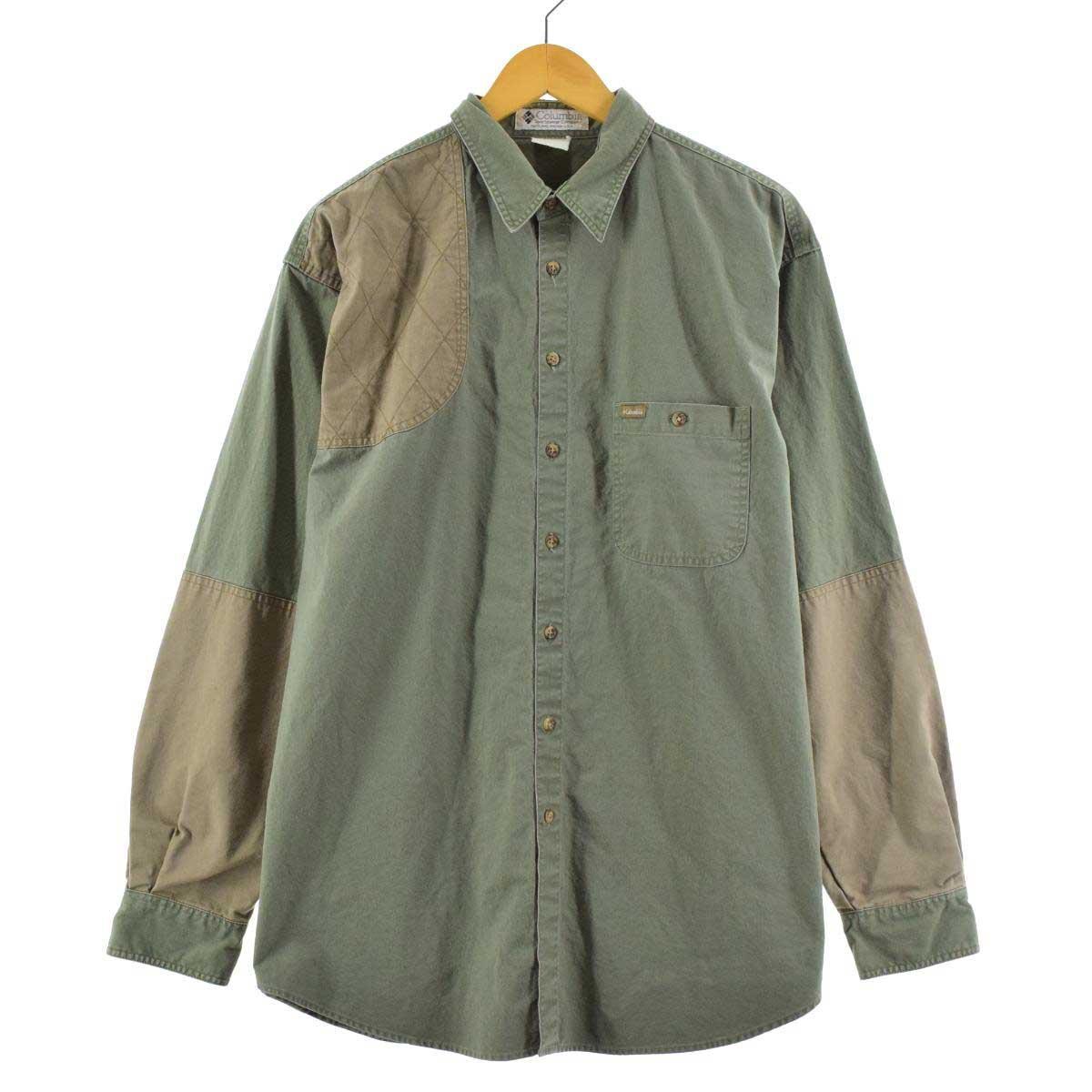 90年代 コロンビア Columbia 長袖 ハンティングシャツ メンズXL ヴィンテージ /eaa181338 【中古】 【210719】