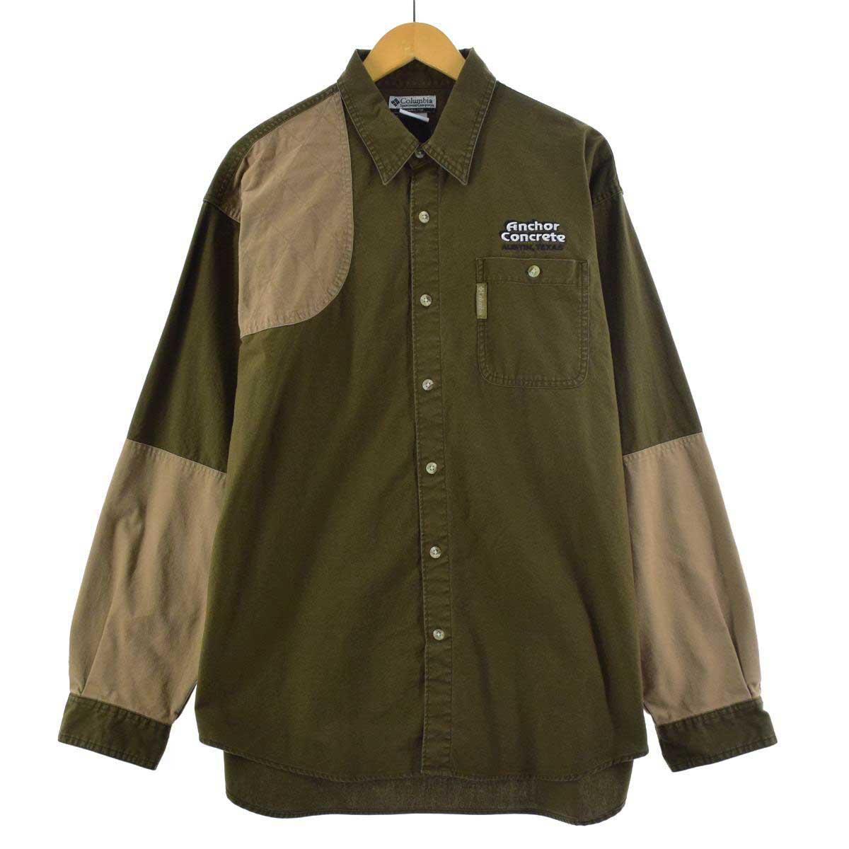 コロンビア Columbia 長袖 ハンティングシャツ メンズXL /eaa181340 【中古】 【210719】