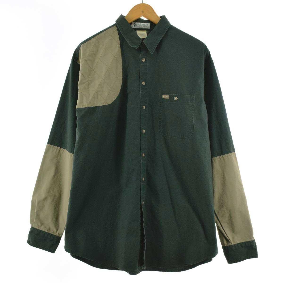 90年代 コロンビア Columbia 長袖 ハンティングシャツ メンズXL ヴィンテージ /eaa181343 【中古】 【210719】