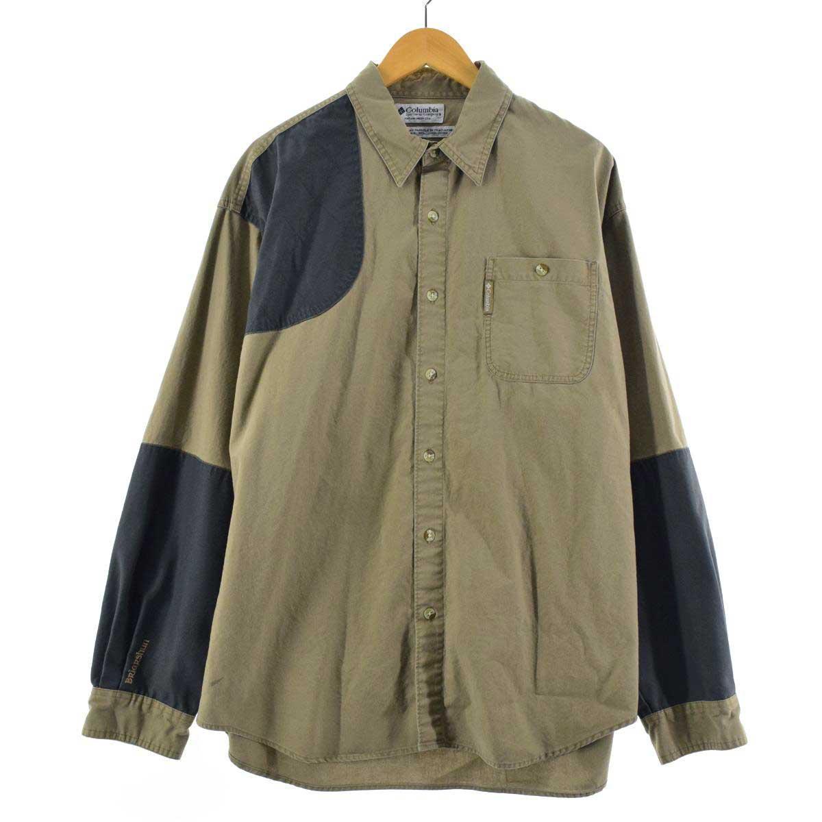 コロンビア Columbia 長袖 ハンティングシャツ メンズXL /eaa181346 【中古】 【210719】