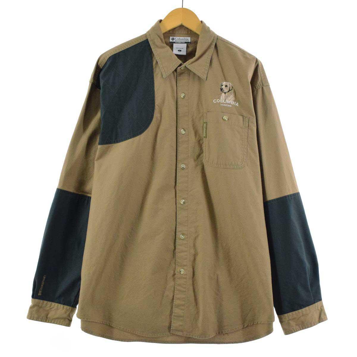 コロンビア Columbia 長袖 ハンティングシャツ メンズXL /eaa181348 【中古】 【210719】