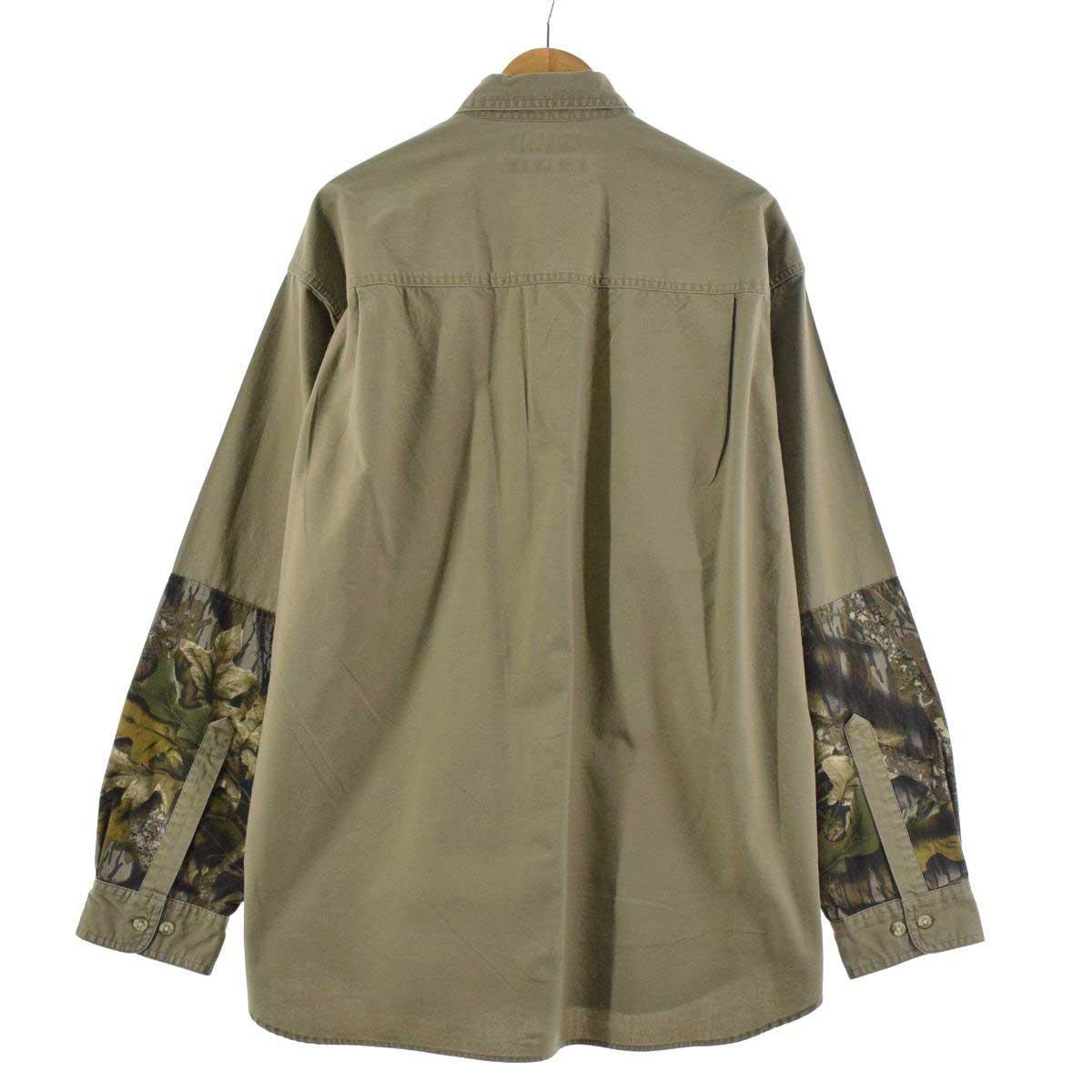 コロンビア Columbia リアルツリーカモ 迷彩柄 長袖 ハンティングシャツ メンズXXL /eaa181349 【中古】 【210719】