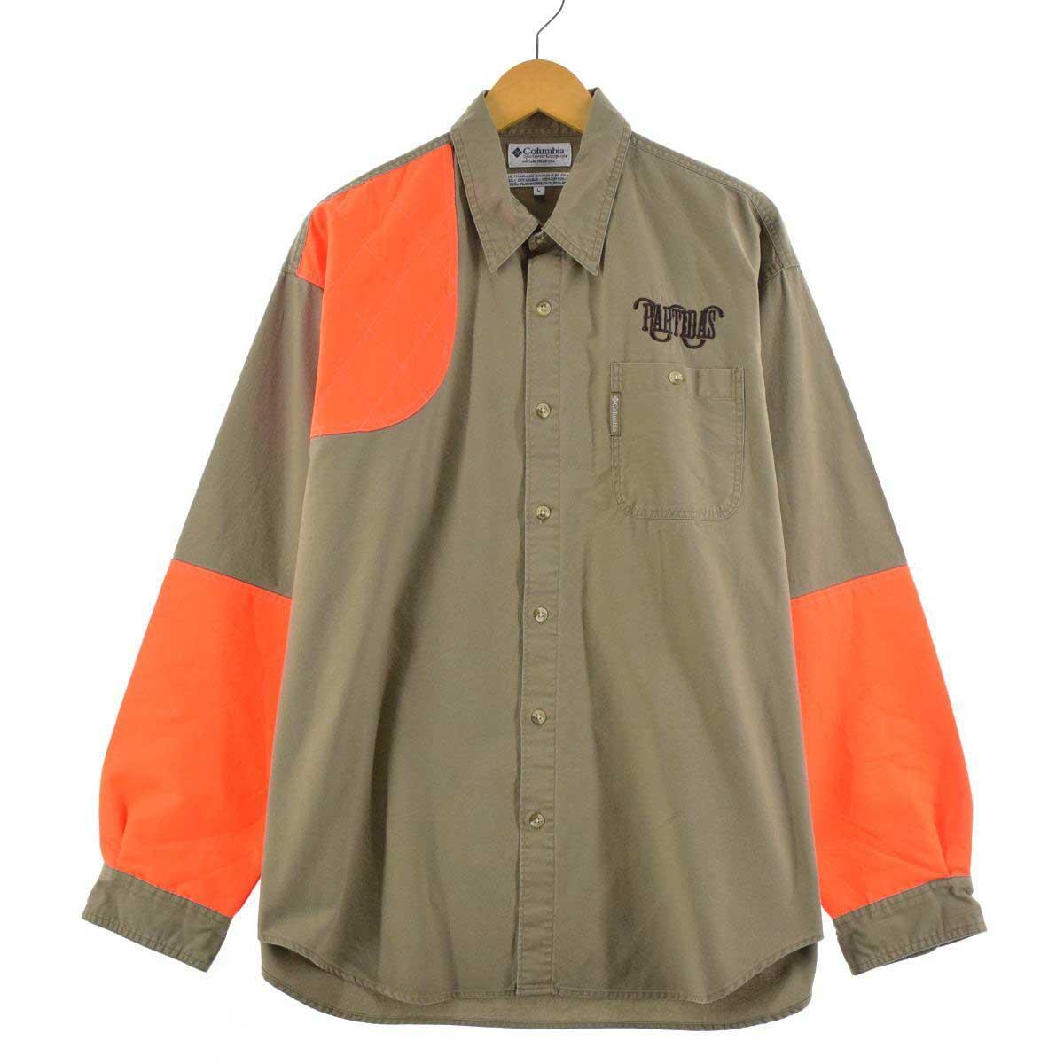 コロンビア Columbia 長袖 ハンティングシャツ メンズXL /eaa181351 【中古】 【210719】