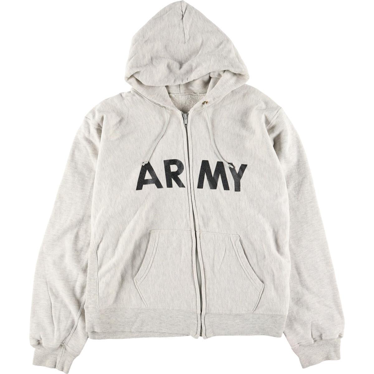 ARMY スウェットフルジップパーカー メンズL /eaa178498 【中古】 【210724】