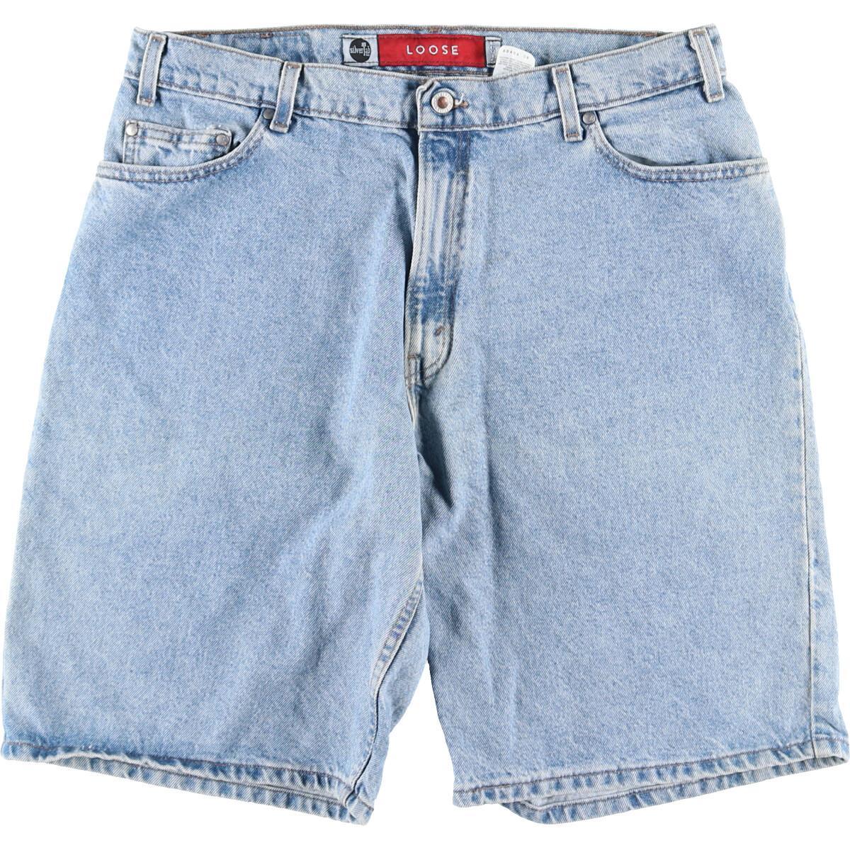 古着 90年代 リーバイス Levi S Silver Tab シルバータブ Loose デニムショーツ ショートパンツ Usa製 メンズw37 ヴィンテージ Eaa Hny22 デニムショートパンツ 古着屋jam ジャム
