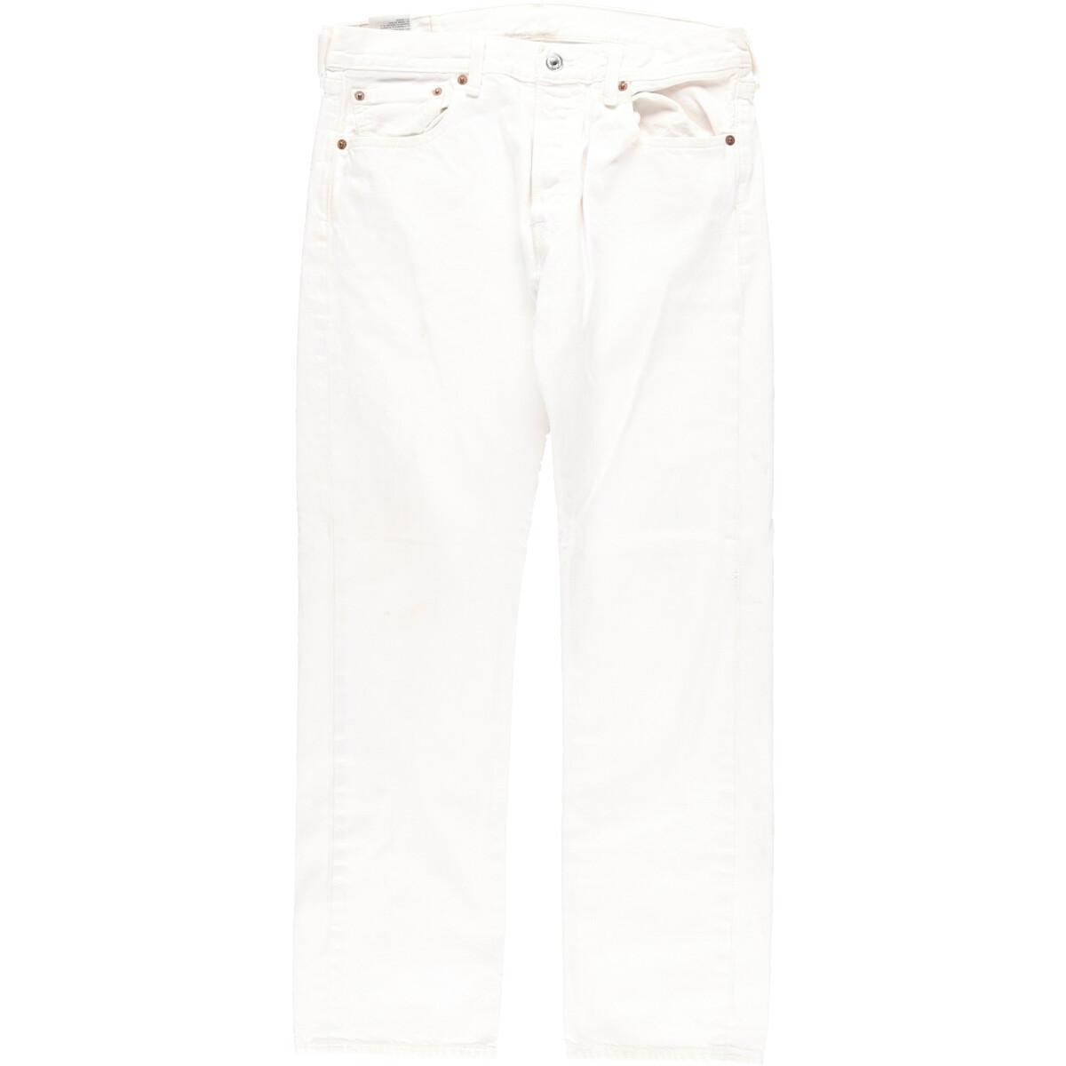 古着 リーバイス Levi S 501 ホワイトジーンズ ストレートデニムパンツ メンズw31 Eaa Ss2112 Hny22 Ss21 ストレートデニムパンツ 古着屋jam ジャム
