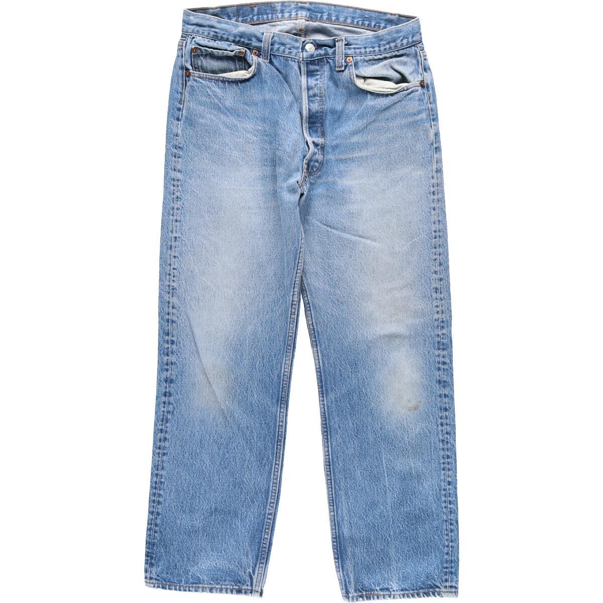 80年代 リーバイス Levi's 501 ジーンズ ストレートデニムパンツ USA製 メンズw32 ヴィンテージ /eaa130120 【中古】 【210730】