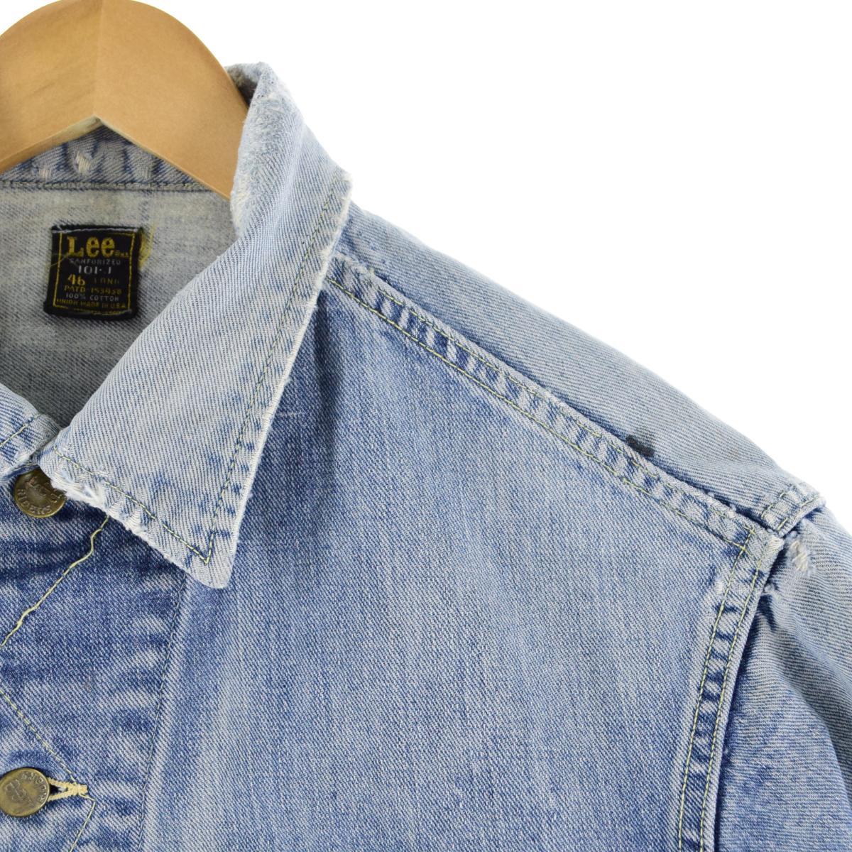 送料無料 即納 Gジャン デニムジャケット Mrあり R 101 J Lee リー 70年代 Gジャン デニムジャケット Mrあり R 101 J Lee リー 70年代 Usa製 Eaa1816 ヴィンテージ メンズl 46 ジャケット Knowledge21 Com