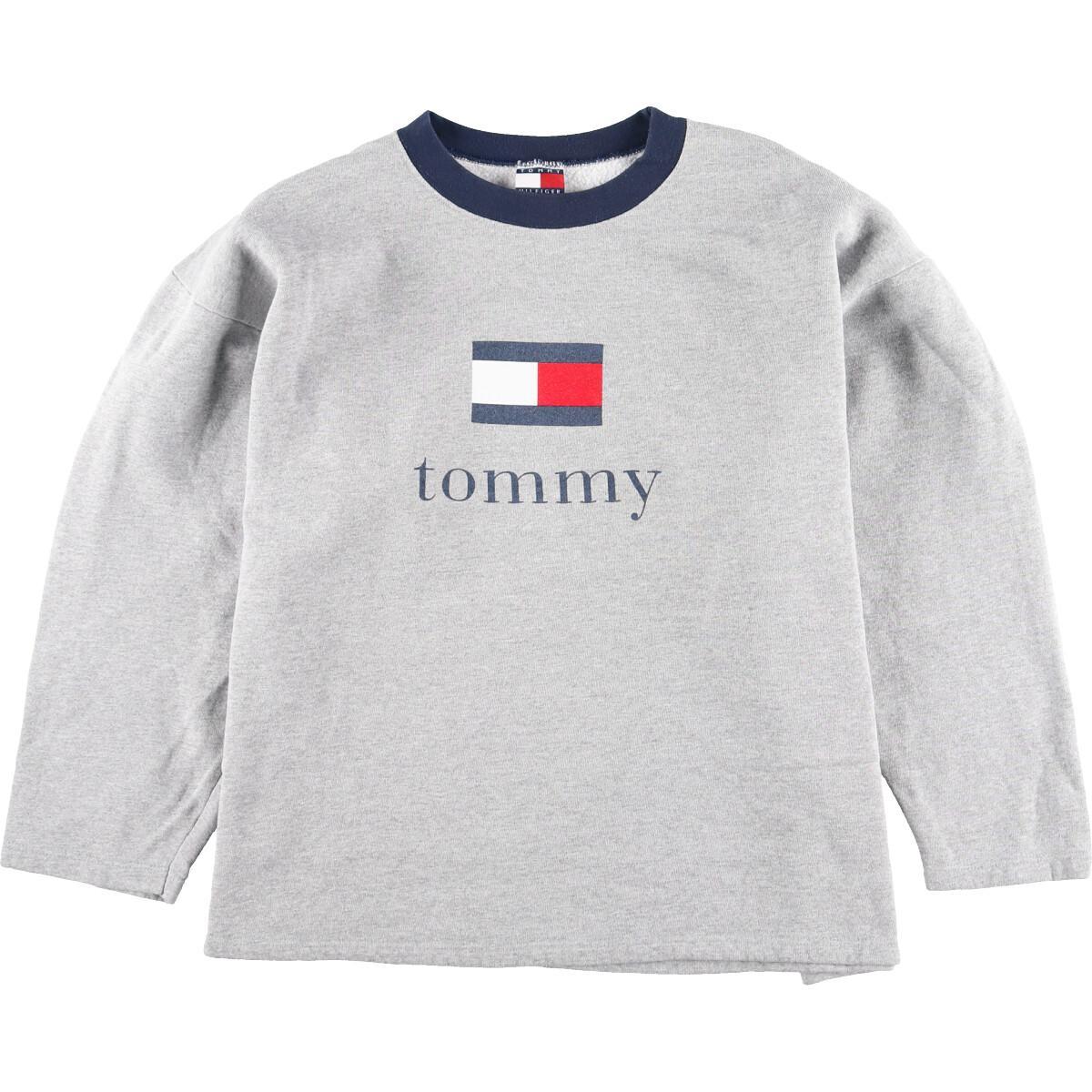 90年代 トミーヒルフィガー Tommy Hilfiger ロゴスウェット トレーナー Usa製 メンズxl ヴィンテージ Eaa トレーナー 古着屋jam ジャム