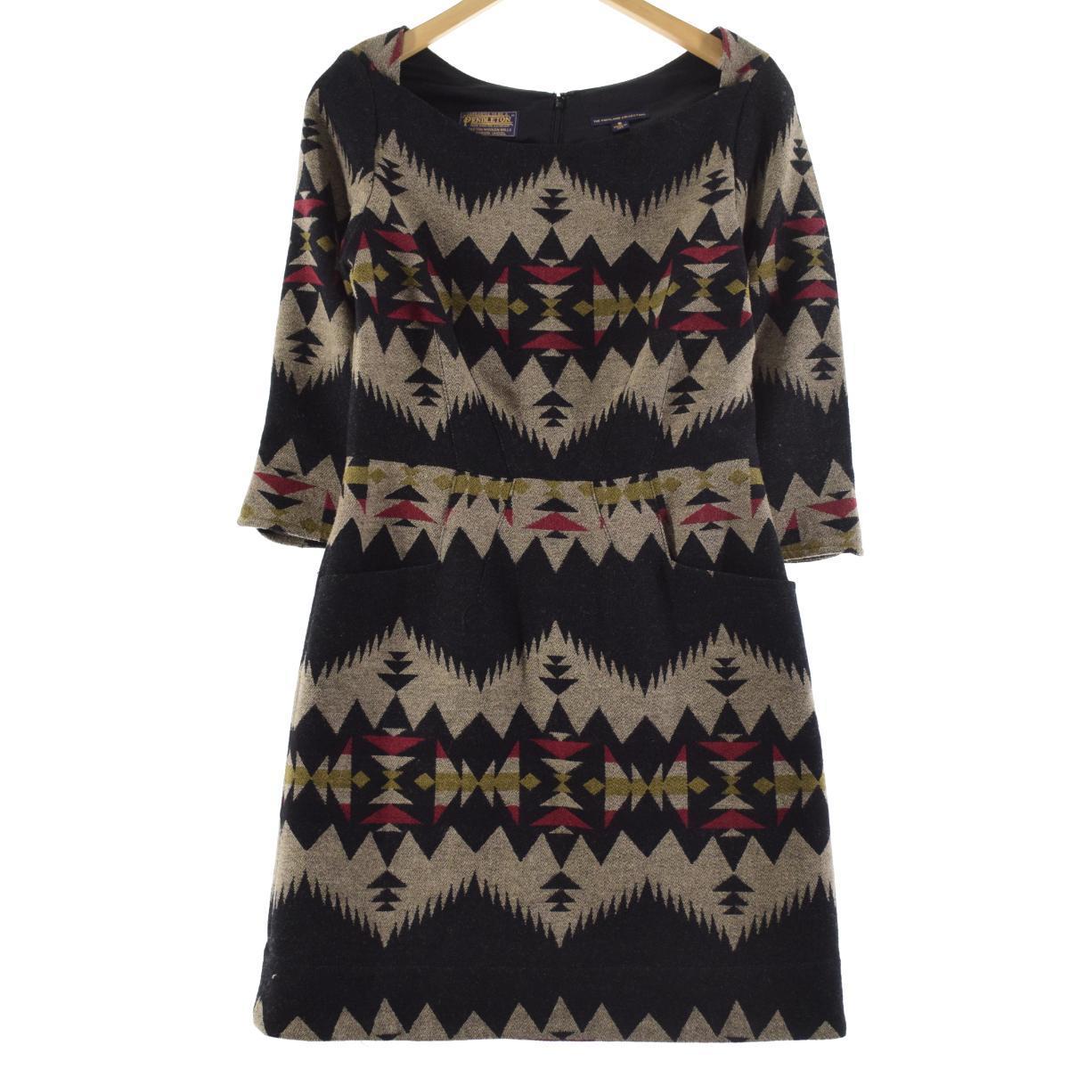 100 本物 Usa製 古着 ペンドルトン ウール ワンピース ジャンパースカート ペンドルトン