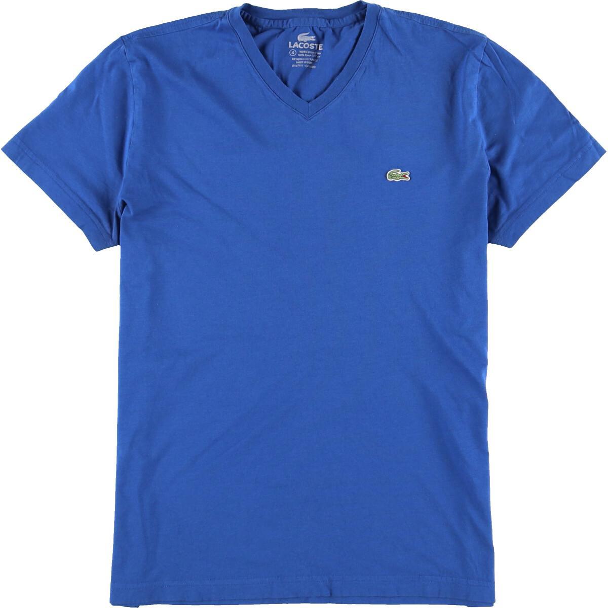 古着 ラコステ Lacoste 半袖vネックtシャツ レディースl Eaa1866 Hny22 Ss23 Ss26 Fs27 ブランドtシャツ 古着屋jam ジャム