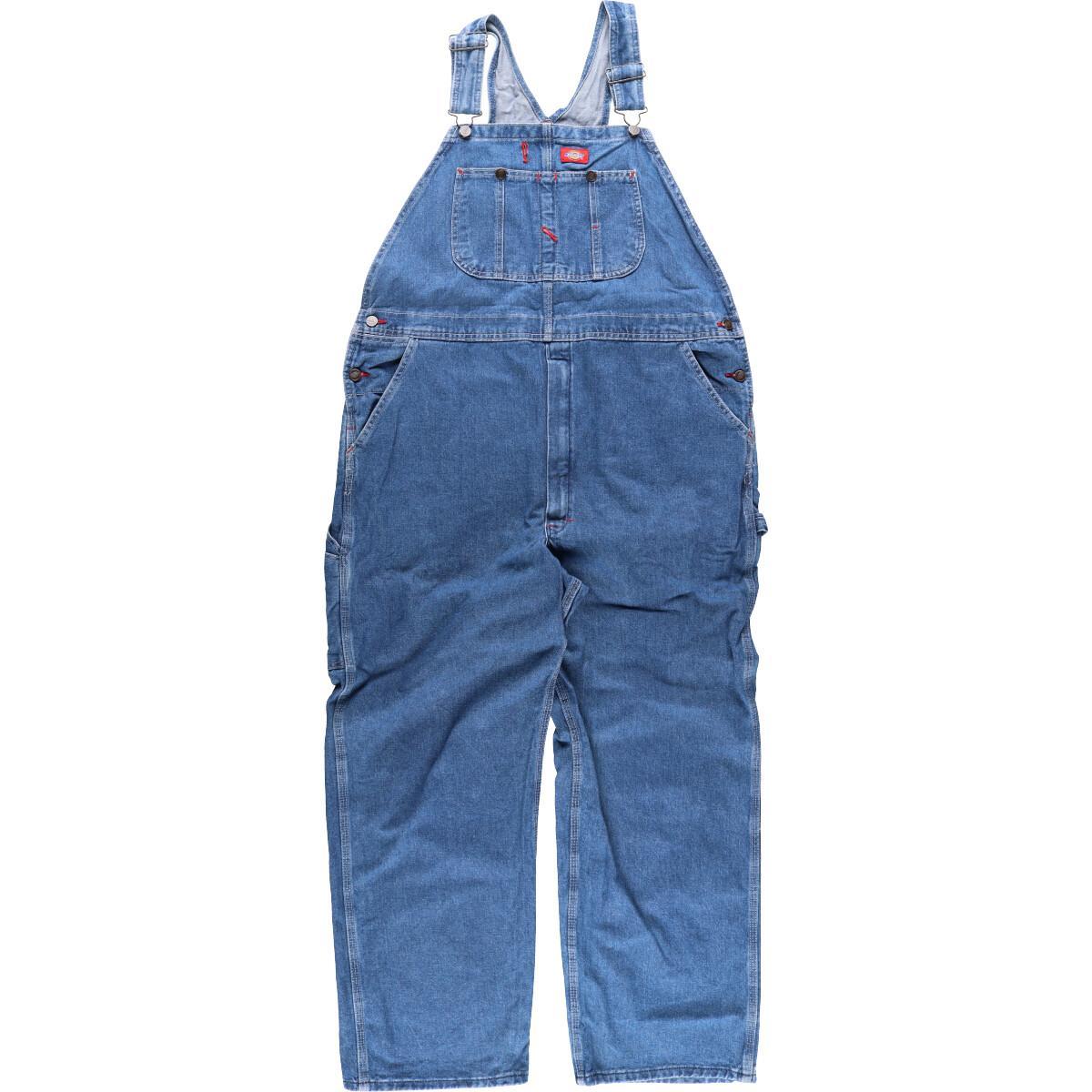 古着 ビッグサイズ ディッキーズ Dickies デニムオーバーオール メンズw41 /eaa188458 【210820】【SS2112】【SS2201】【md2112】【HNY22】【SS2203】