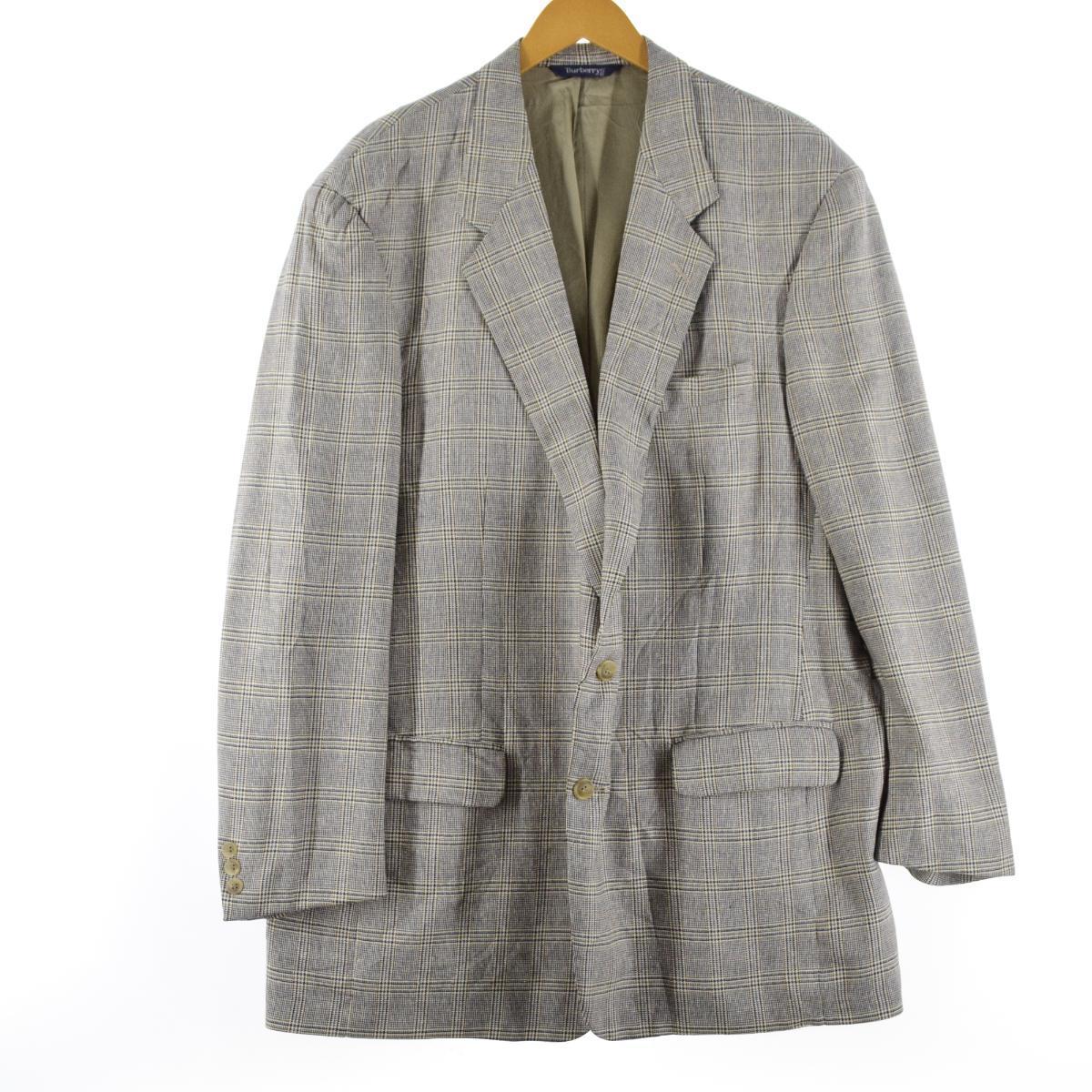 古着 バーバリー Burberry's グレンチェック ウールテーラードジャケット USA製 メンズXXL /eaa190906 【210826】【SS2112】 古着 バーバリー Burberry's グレンチェック ウールテーラードジャケット USA製 メンズXXL /eaa190906 【210826】【SS2112】