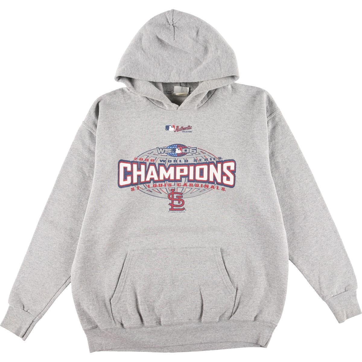 リー Lee MLB ST. LOUIS CARDINALS セントルイスカージナルス スウェットプルオーバーパーカー メンズL /eaa189256 【中古】 【210830】