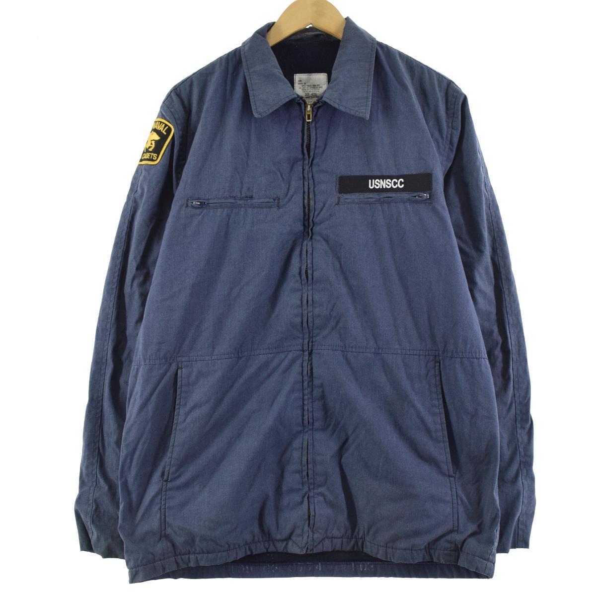 84年納品 米軍実品 U.S.NAVY サブマリンジャケット ミリタリー ユーティリティジャケット USA製 42XL メンズL ヴィンテージ /eaa197694 【中古】 【210906】