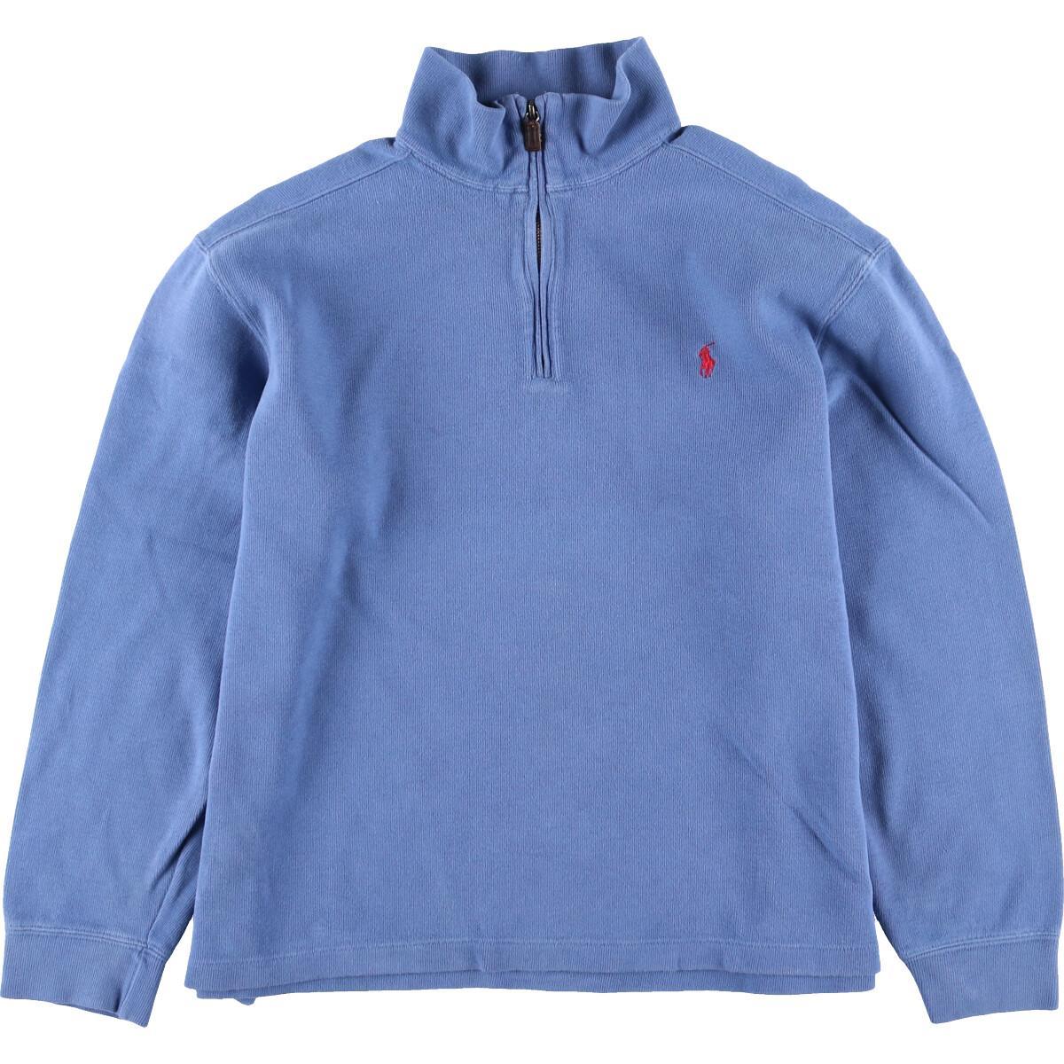 ラルフローレン Ralph Lauren POLO by Ralph Lauren ハーフジップスウェットシャツ トレーナー メンズL /eaa193130 【中古】 【210919】