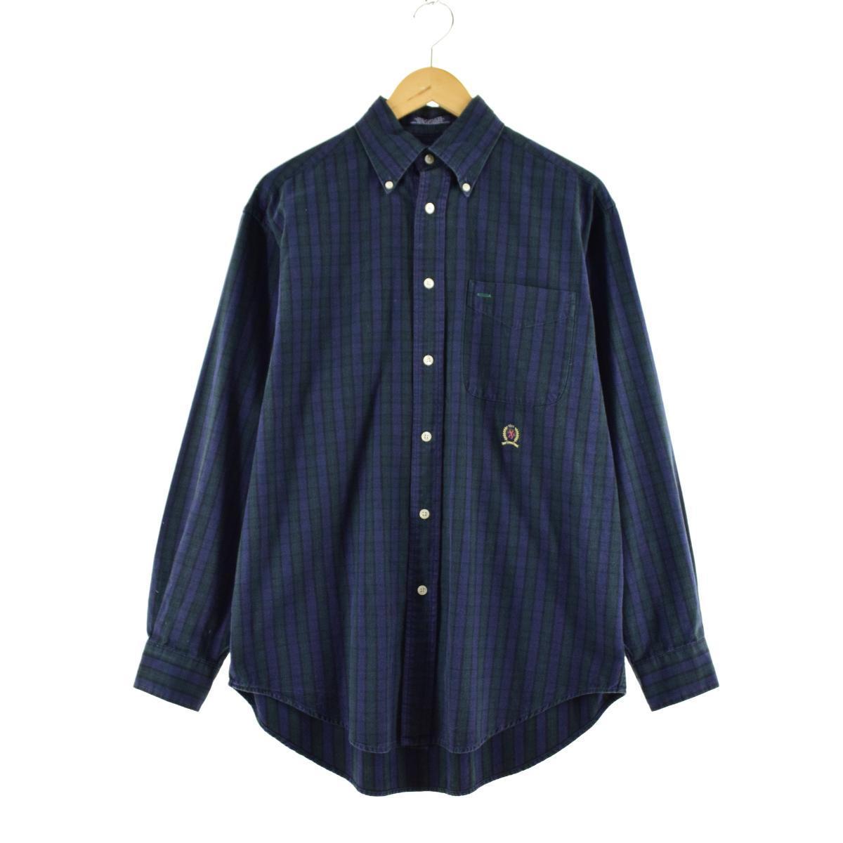 古着 90年代 トミーヒルフィガー TOMMY HILFIGER 長袖 ボタンダウンチェックシャツ メンズS ヴィンテージ /eaa195429 【210925】【2buy21】【HNY22】