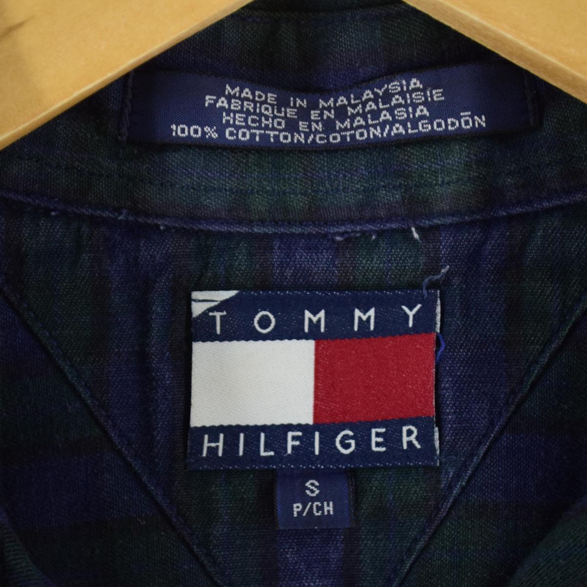 古着 90年代 トミーヒルフィガー TOMMY HILFIGER 長袖 ボタンダウンチェックシャツ メンズS ヴィンテージ /eaa195429 【210925】【2buy21】【HNY22】