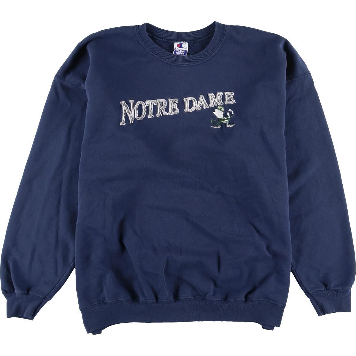 90年代 チャンピオン Champion NORTLE DAME ノートルダム大学 カレッジスウェットシャツ トレーナー メンズM ヴィンテージ /eaa195879 【中古】 【210925】