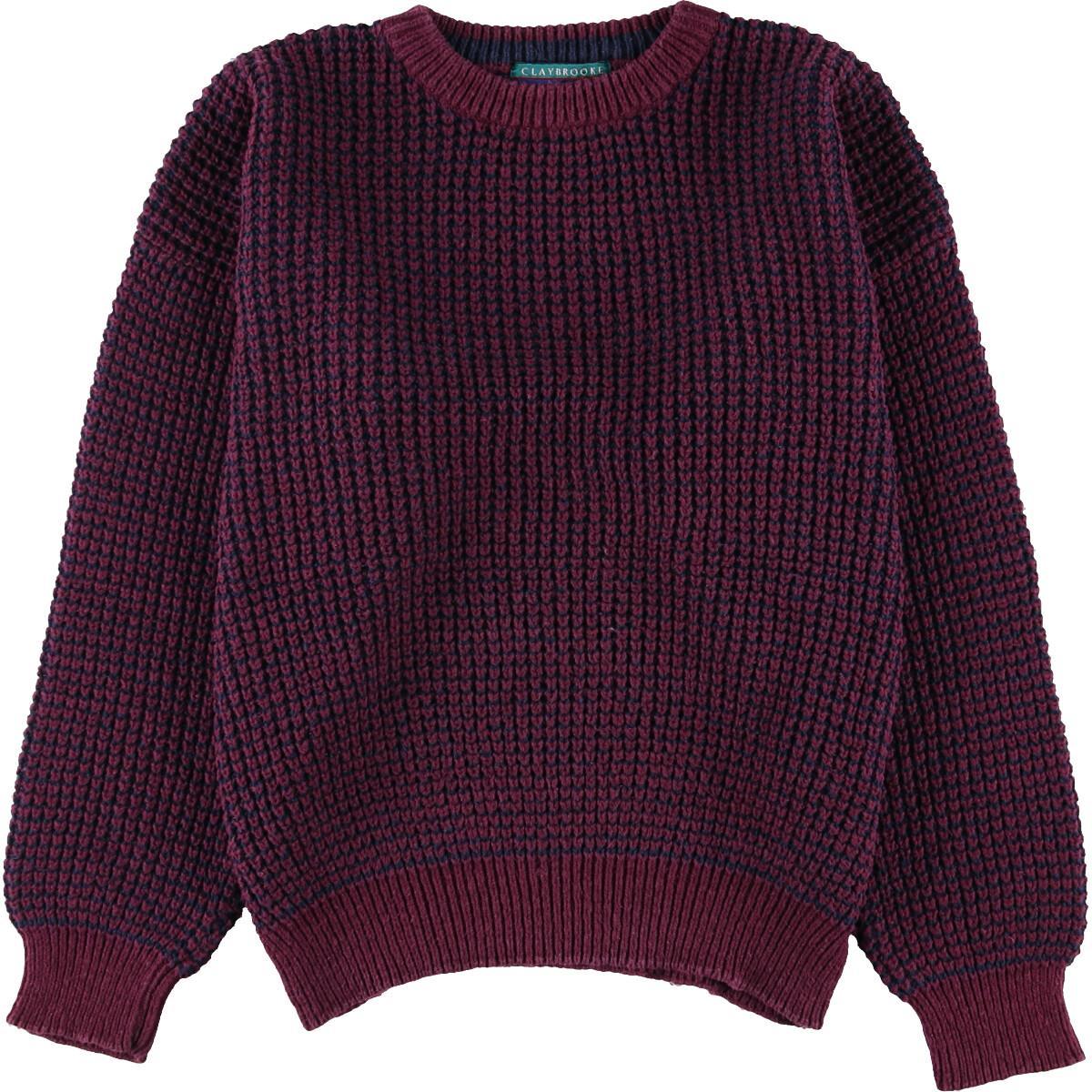 古着 Claybrooke ラミー コットンニットセーター メンズm Eaa 2buy21 Hny22 クルーネックセーター 古着屋jam ジャム