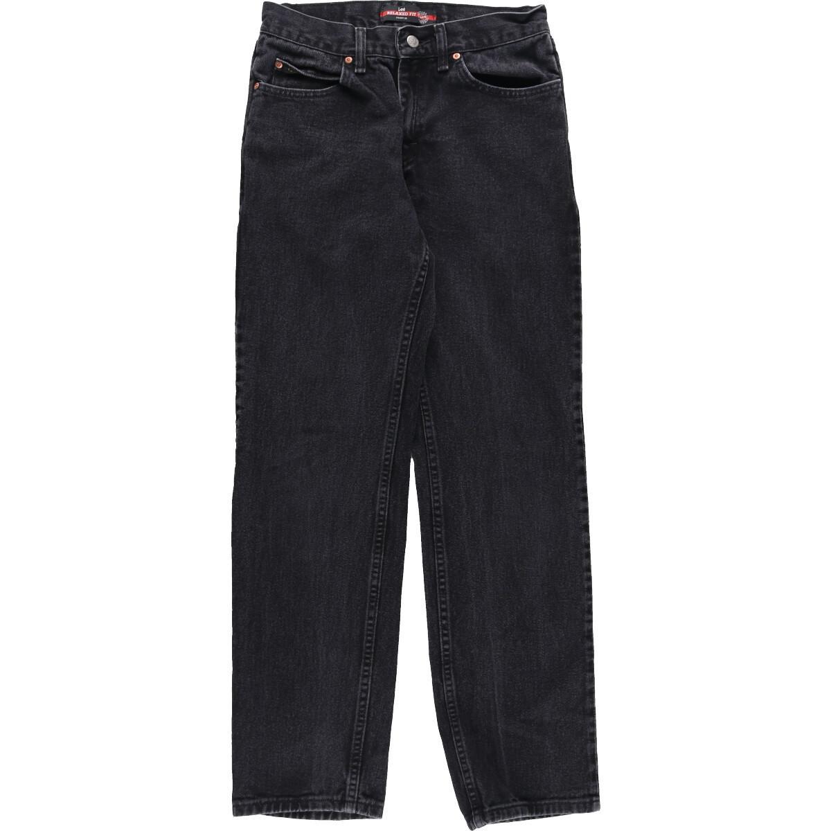 古着 リー Lee Relaxed Fit ブラックジーンズ テーパードデニムパンツ メンズw30 Eaa3518 Hny22 2buy23 スリム テーパードデニムパンツ 古着屋jam ジャム