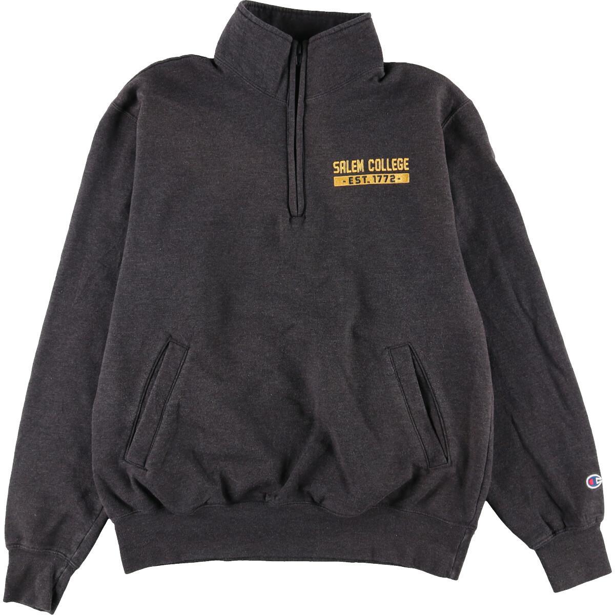 古着 チャンピオン Champion ECO ハーフジップスウェットシャツ トレーナー メンズM /eaa202839 【中古】 【211025】