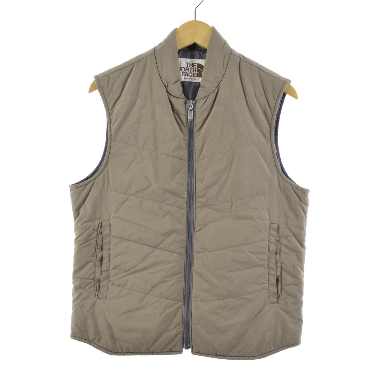 古着 80年代 ザノースフェイス THE NORTH FACE 茶タグ 中綿ベスト USA製 メンズM ヴィンテージ /eaa202307 【中古】 【211120】