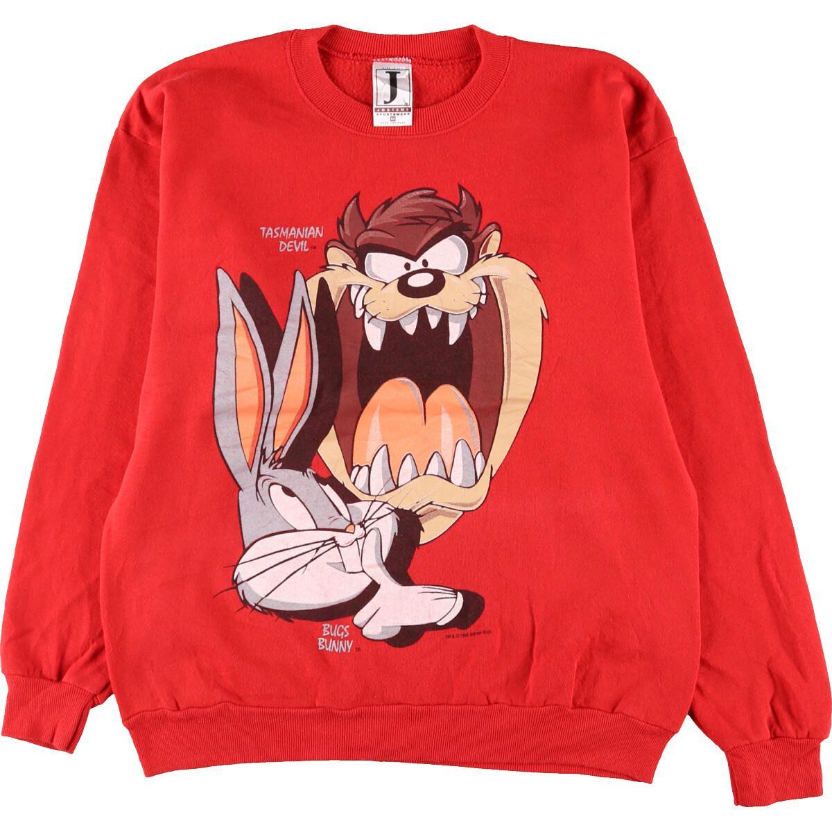 古着 90年代 Jostens Sportswear Looney Tunes ルーニーテューンズ キャラクタースウェットシャツ トレーナー Usa製 レディースl ヴィンテージ Eaa4779 Kf2112 Hny22 Ss23 2buy23 トレーナー 古着屋jam ジャム
