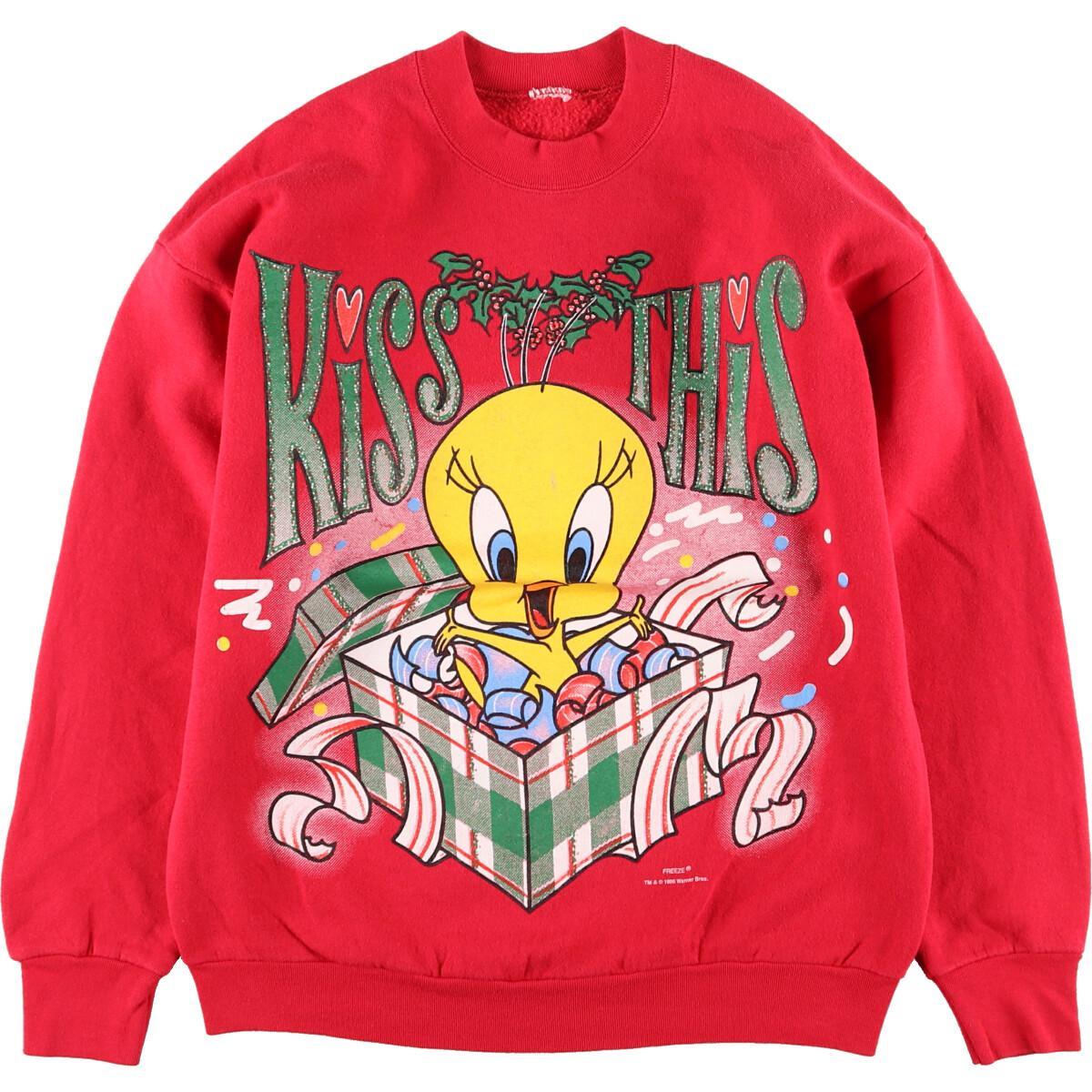 限定版 古着 90年代 Tultex Looney Tunes トゥイーティー キャラクタースウェットシャツ トレーナー レディースxl ヴィンテージ Eaa2169 Www Everyeventguide Com