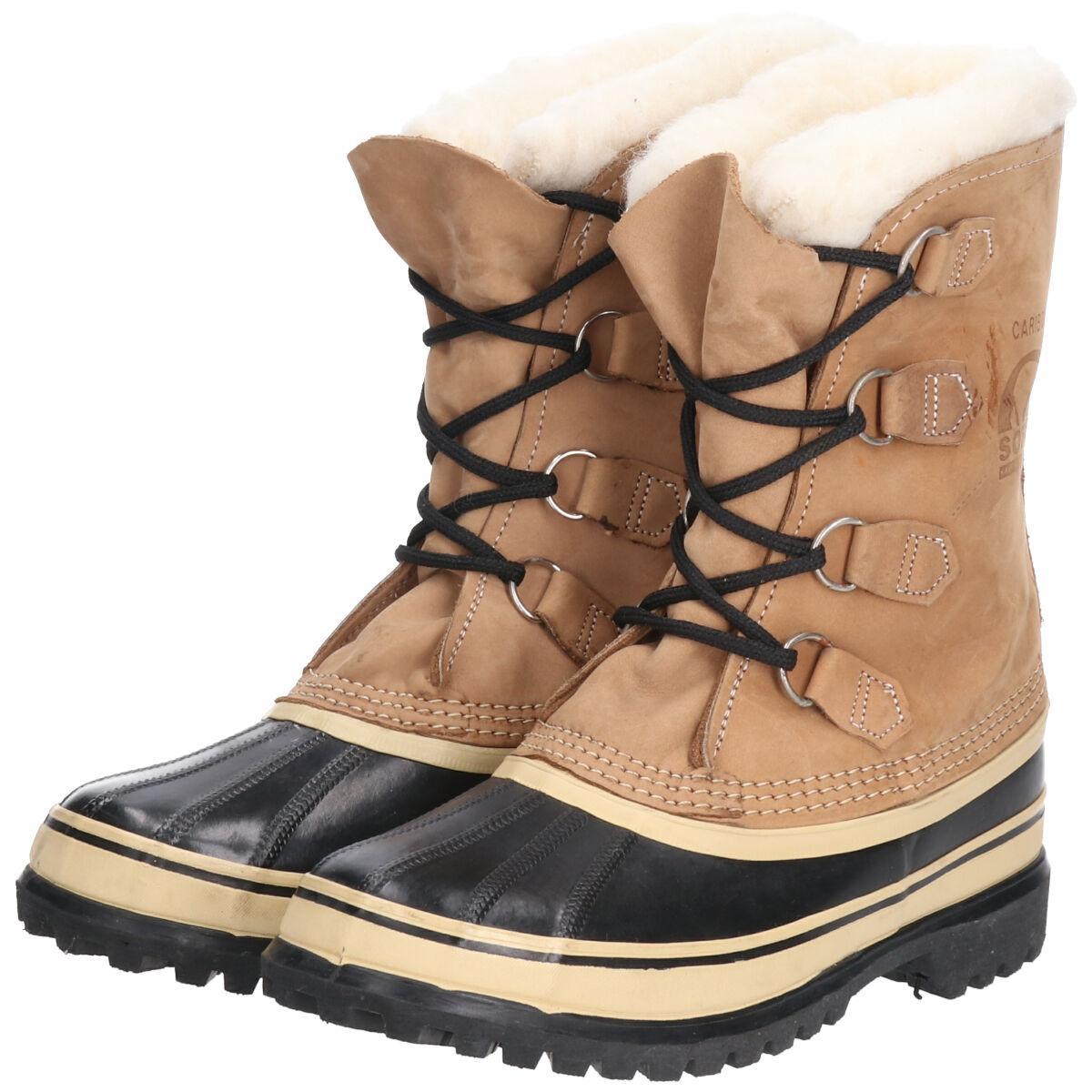 古着 ソレル Sorel Caribou カリブー ウインターブーツ カナダ製 Us8 Us6 レディース25 0cm Saa0063 Sorel ソレル 古着屋jam ジャム