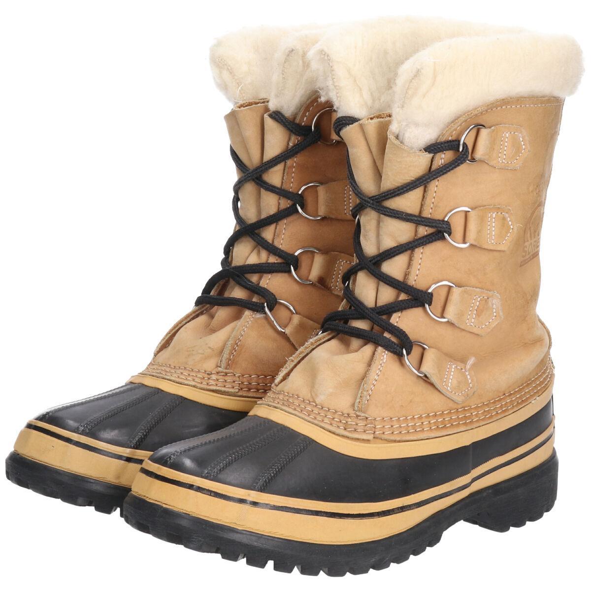 古着 ソレル Sorel Caribou カリブー ウインターブーツ カナダ製 Us6 レディース23 0cm Saa 2buy21 Hny22 Sorel ソレル 古着屋jam ジャム