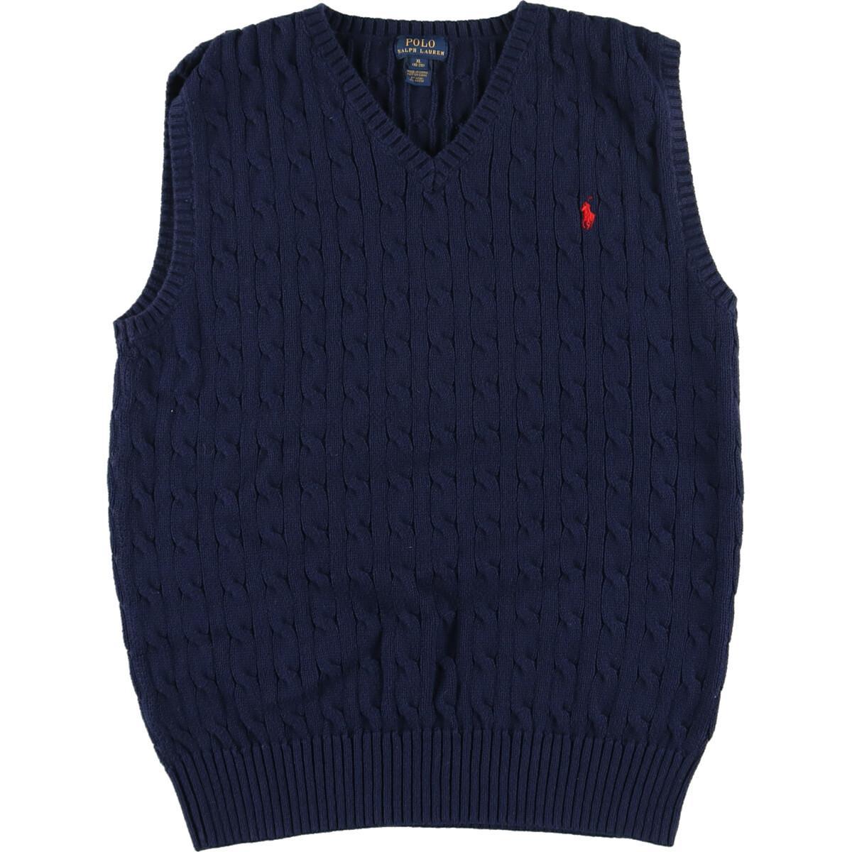 古着 ラルフローレン Ralph Lauren POLO RALPH LAUREN ケーブル編み Vネック コットンニットベスト レディースXL /eaa205408 【211115】 Ralph Lauren/ラルフローレン 古着屋JAM(ジャム) 古着 ラルフローレン Ralph Lauren POLO RALPH LAUREN ケーブル編み Vネック コットンニットベスト レディースXL /eaa205408 【211115】 Ralph Lauren/ラルフローレン 古着屋JAM(ジャム)