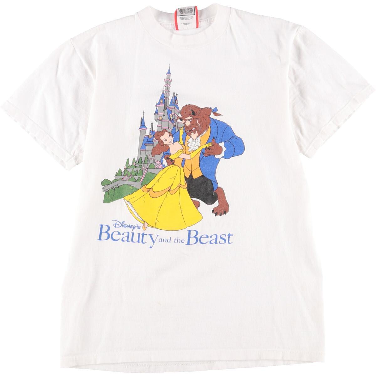 古着 90年代 Disney Designs Beauty And The Beast 美女と野獣 キャラクタープリントtシャツ Usa製 レディースs ヴィンテージ Eaa6214 N21 Ell2b10f 2buy26 キャラクターtシャツ 古着屋jam ジャム