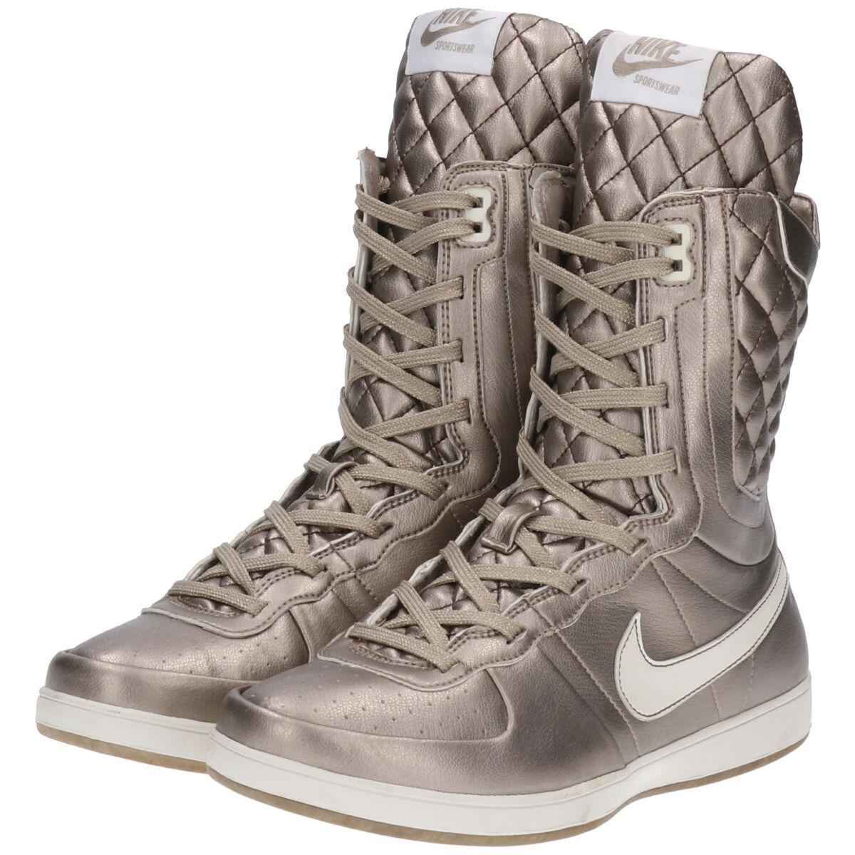 古着 ナイキ NIKE Legend SS Hi Premium quilted metallic sneaker ハイカットスニーカー US6 レディース23.0cm /saa006992 【211127】【2buy21】【HNY22】