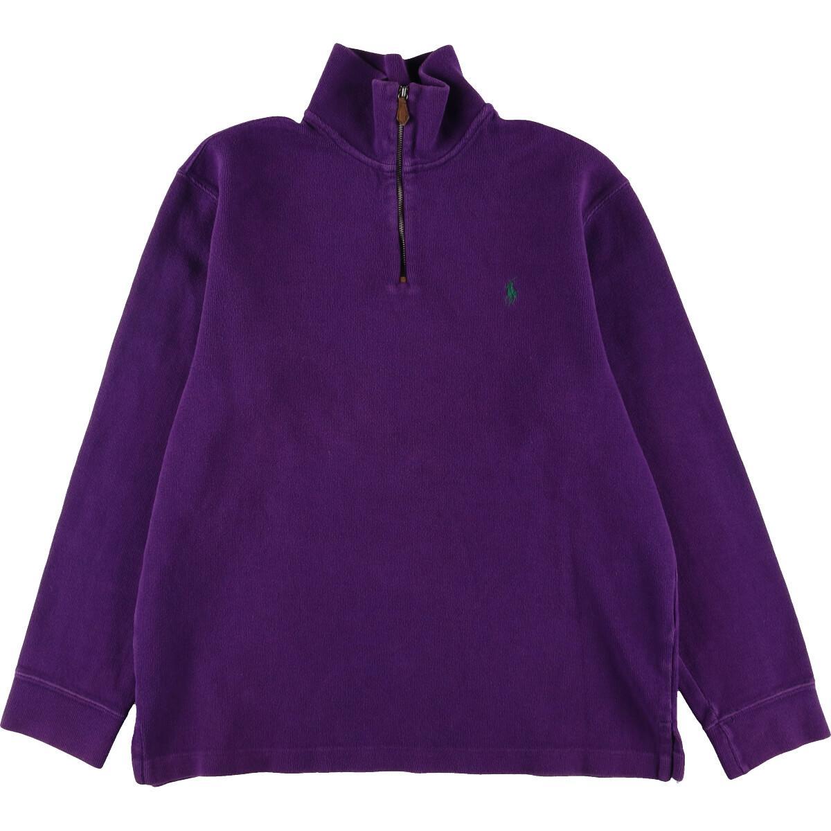 古着 ラルフローレン Ralph Lauren POLO by Ralph Lauren ハーフジップスウェットシャツ トレーナー メンズM /eaa214885 【中古】 【211204】