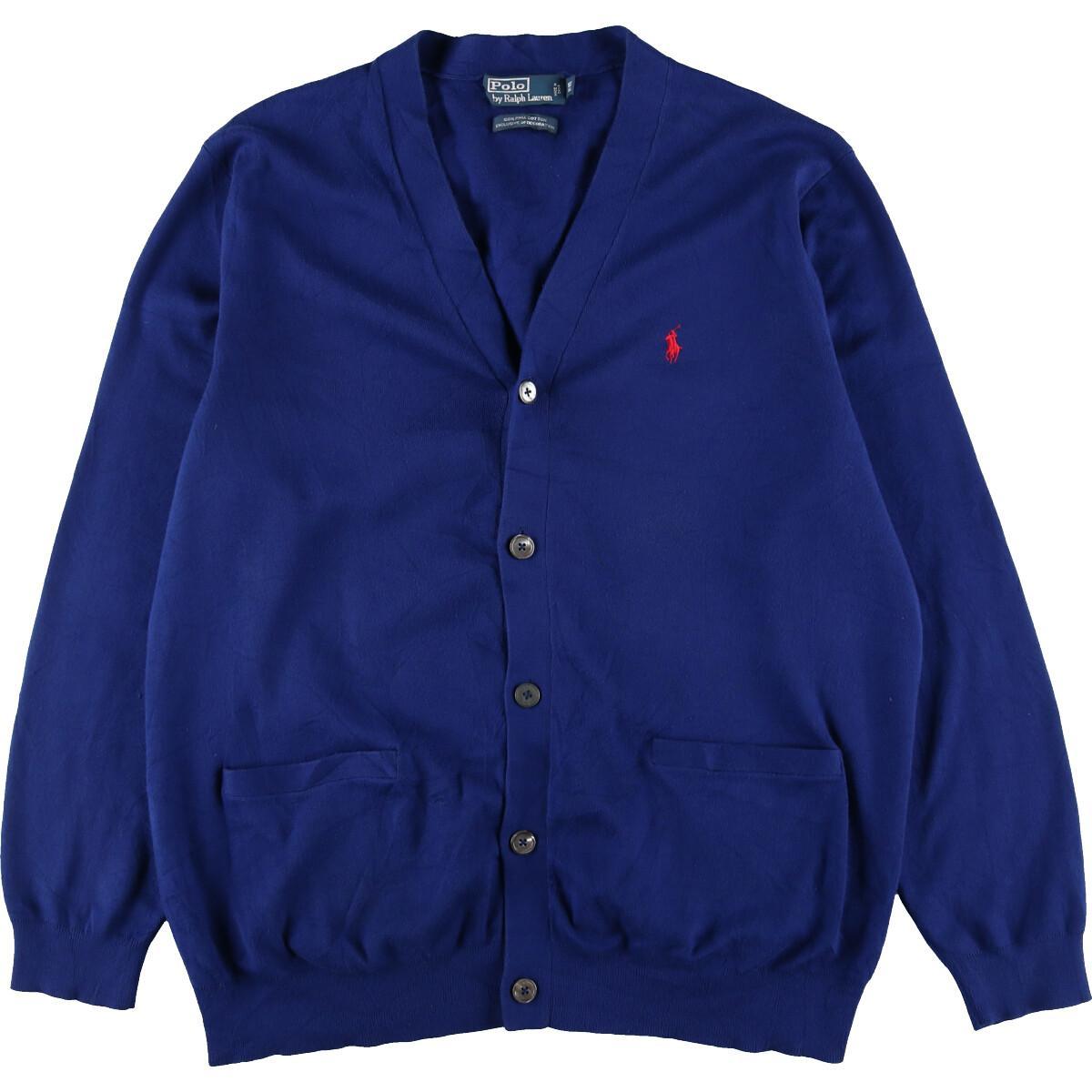 古着 ラルフローレン Ralph Lauren POLO by Ralph Lauren ピマコットンニットカーディガン メンズXL /eaa213125 【中古】 【211216】のサムネイル