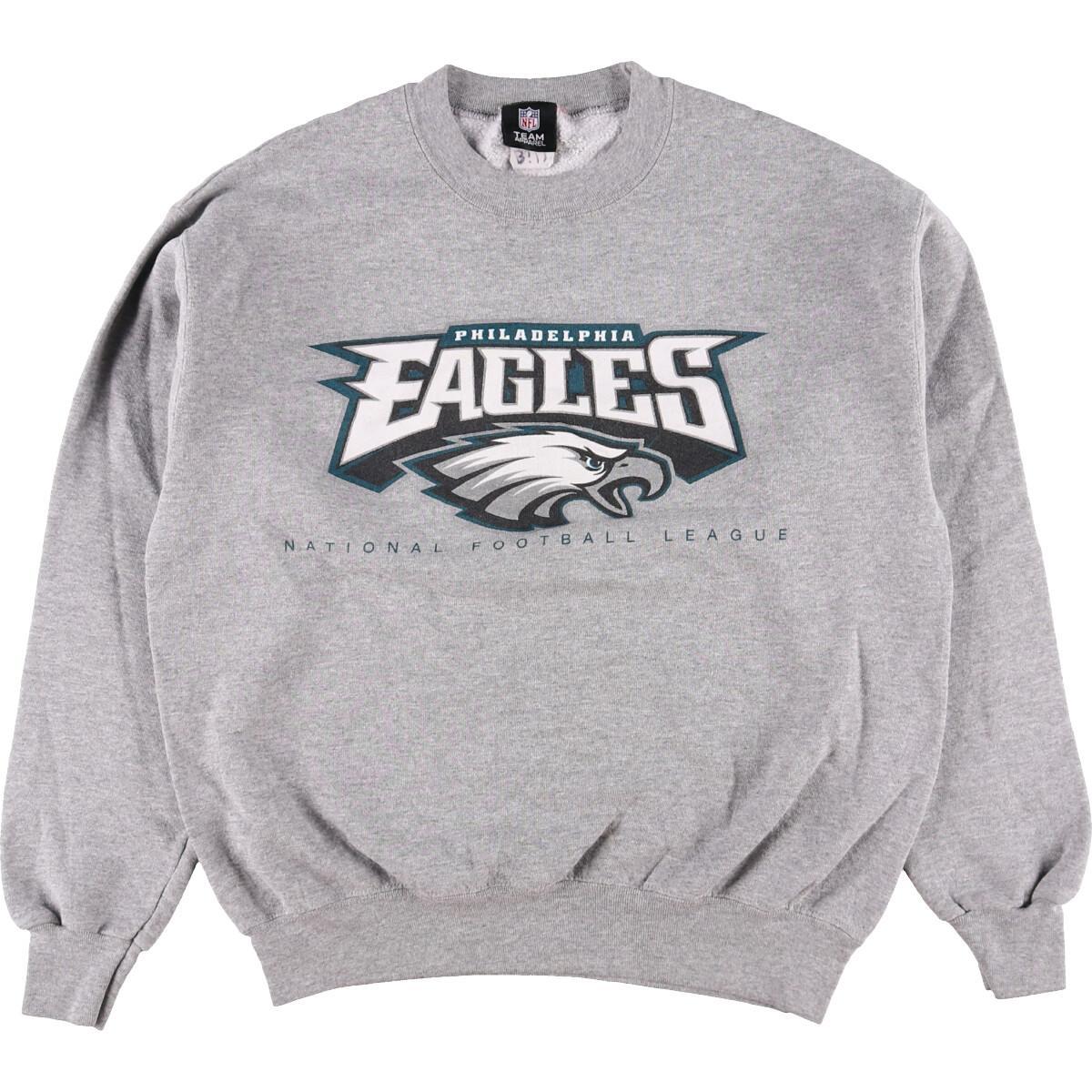 古着 NFL TEAM APPAREL NFL PHILADELPHIA EAGLES フィラデルフィアイーグルス ロゴスウェット トレーナー メンズM /eaa216062 【211219】【HNY22】【2buy2203】のサムネイル