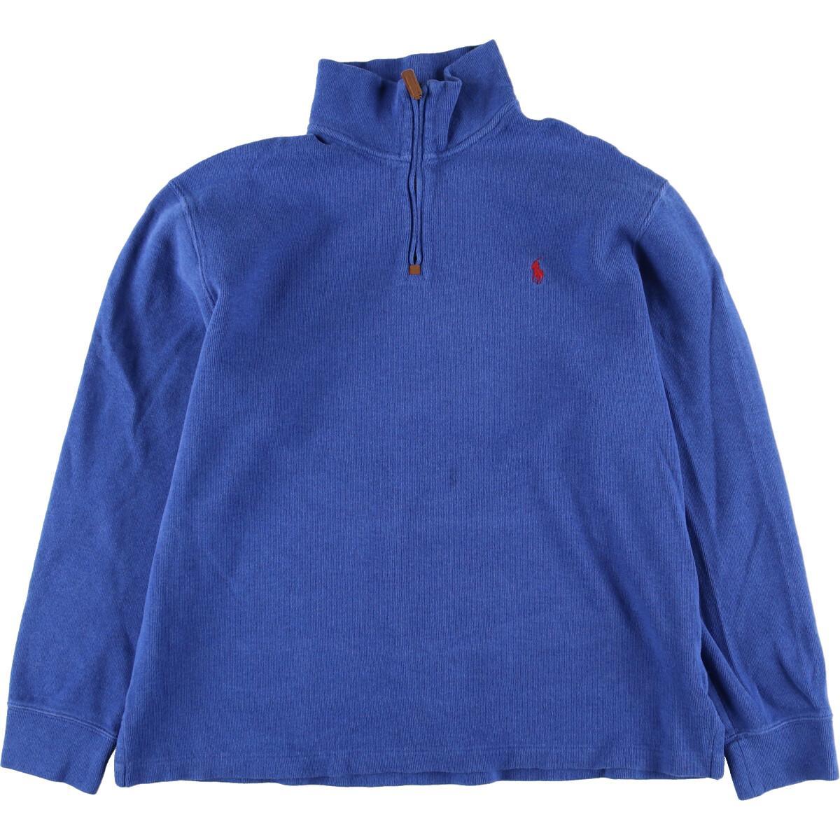 古着 ラルフローレン Ralph Lauren POLO RALPH LAUREN ハーフジップスウェットシャツ トレーナー メンズL /eaa221265 【中古】 【211230】