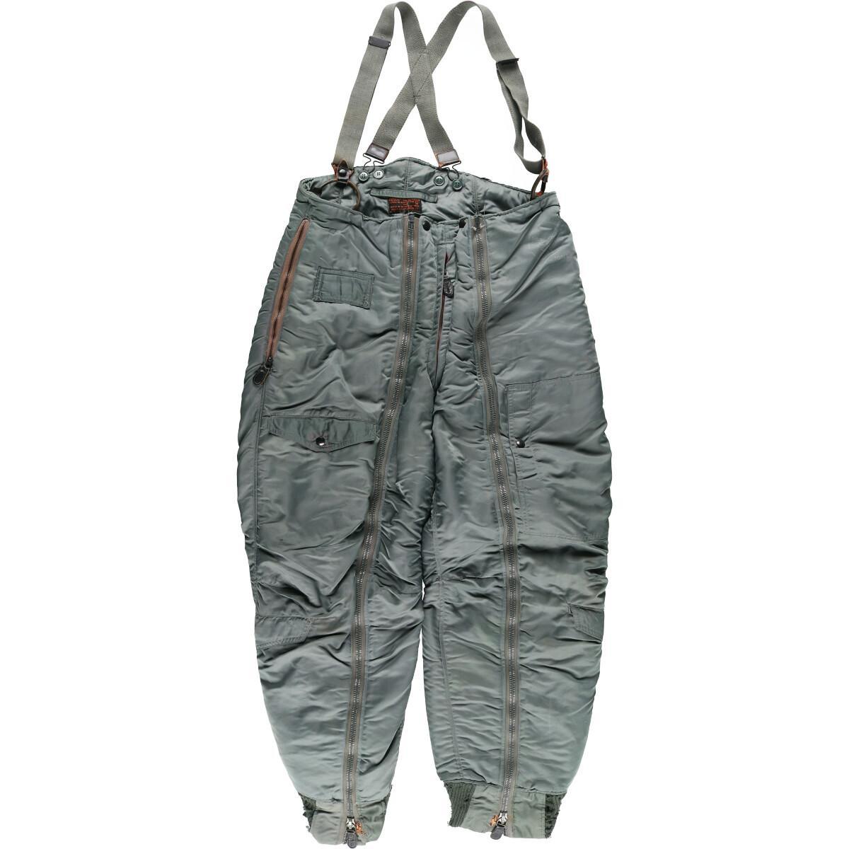 古着 50 60年代 米軍実品 U S Air Force A 11d 黒タグ Mil T 6262b サスペンダー付き ミリタリー フライトパンツ Usa製 メンズw36 ヴィンテージ Eaa 2210 Ss26 2buy26 ミリタリー カーゴパンツ 古着屋jam ジャム
