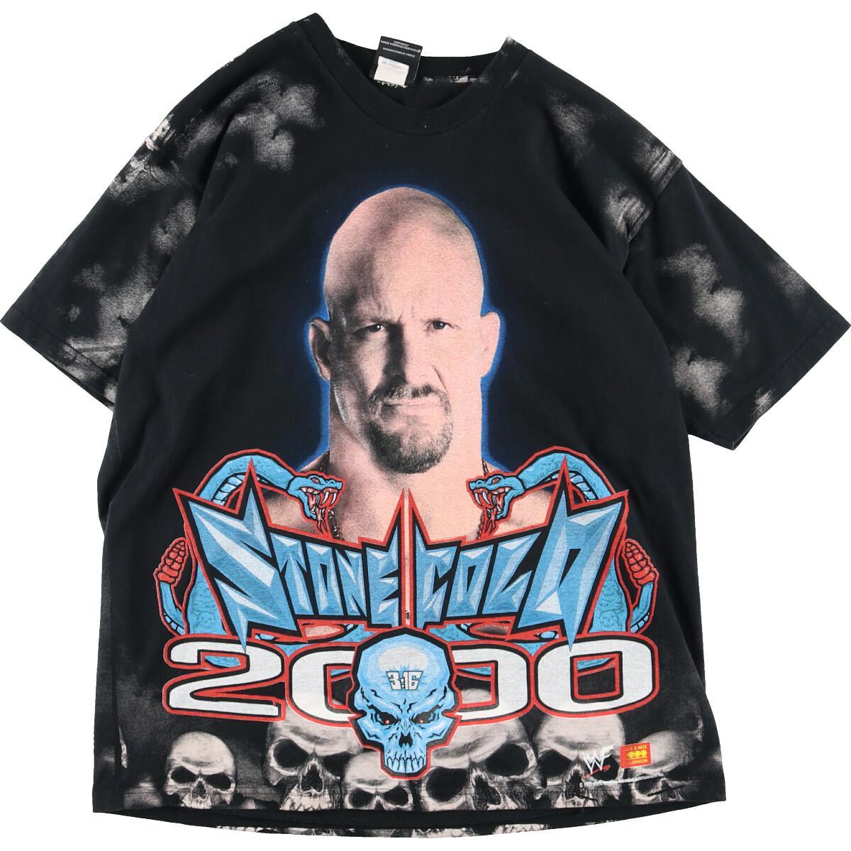 古着 ATTITUDE WWF STONE COLD ストーンコールドスティーブオースチン プリントTシャツ メンズL /eaa237932 【V2205】 【220411】のサムネイル