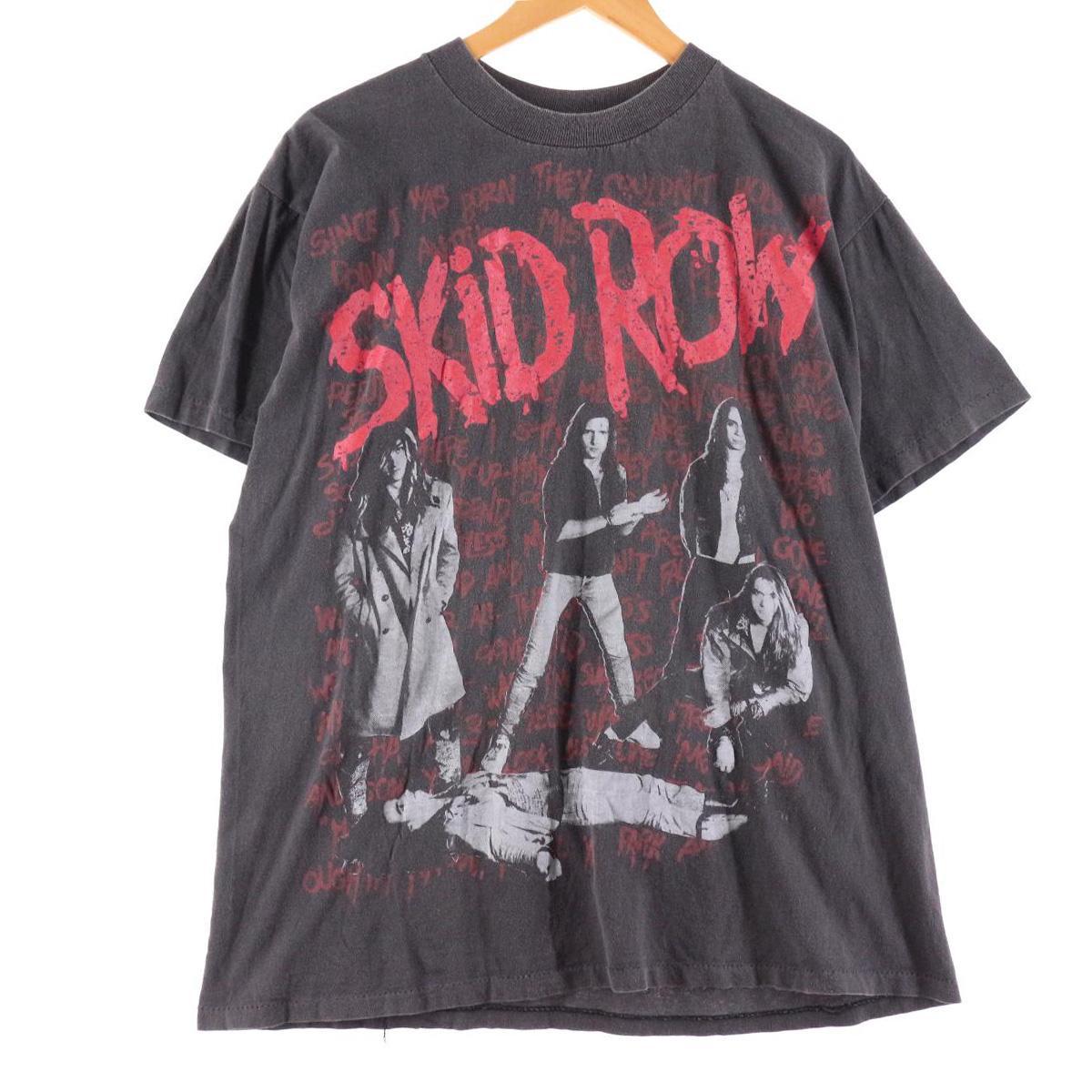 古着 90年代 ACTIVE-T SKID LOW スキッドロウ I SURVIVED LIVE バンドTシャツ フランス製 メンズXL ヴィンテージ /eaa237906 【中古】 【220414】のサムネイル