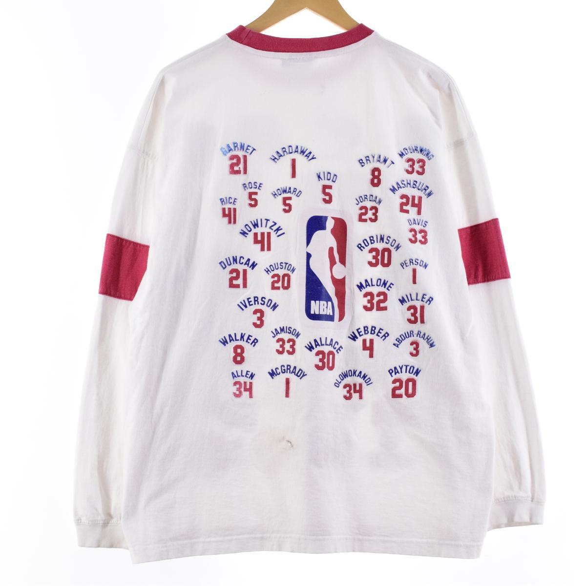 古着 90年代 NBA ロングTシャツ ロンT USA製 メンズXL ヴィンテージ /eaa249021 【220428】