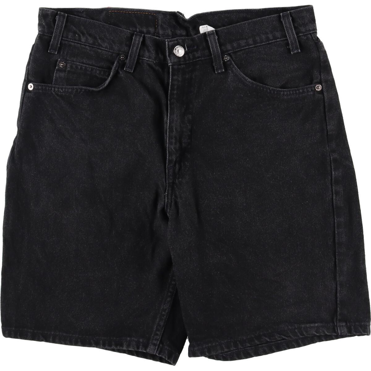 古着 90年代 リーバイス Levi's 550 RELAXED FIT オレンジタブ ブラックデニムショーツ ショートパンツ メンズw32 ヴィンテージ /eaa248874 【中古】 【220528】