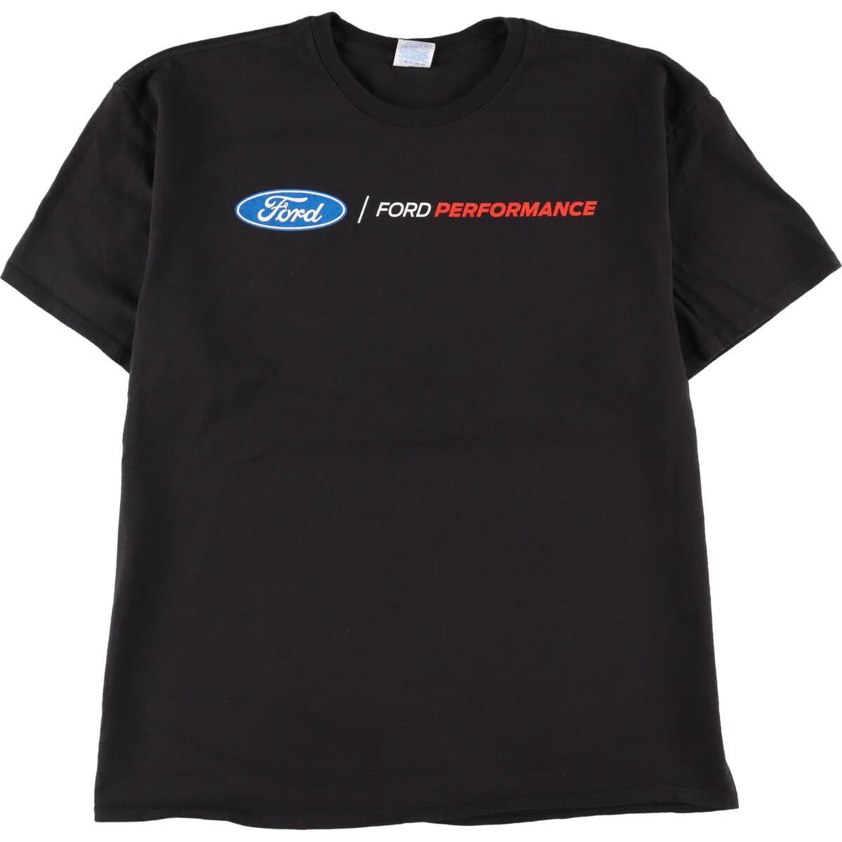 古着 DELTA PRO WEIGHT FORD PERFORMANCE フォード アドバタイジングTシャツ メンズL /eaa257039 【中古】 【220528】