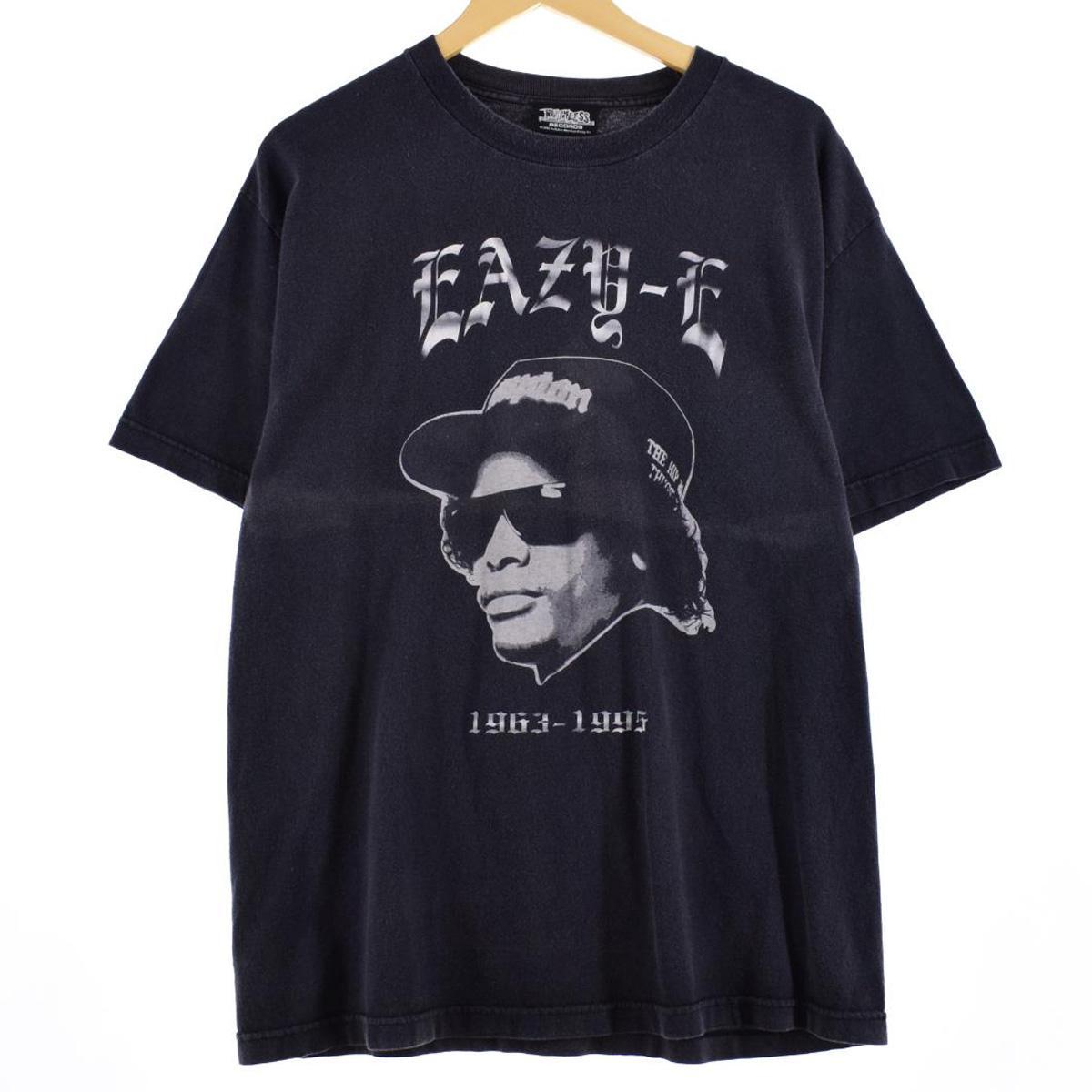 古着 00年代 ルースレスレコード RUTHLESS RECORDS N.W.A EAZY-E イージーE バンドTシャツ バンT メンズL /eva001594 【中古】【R2206】 【220613】