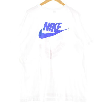 古着 希少レア 70年代 チャンピオン Champion バータグ champion×Nike 染み込みプリント 両面プリント スポーツプリントTシャツ USA製 メンズXL ヴィンテージ /eva001651 【中古】【N2206】 【220701】