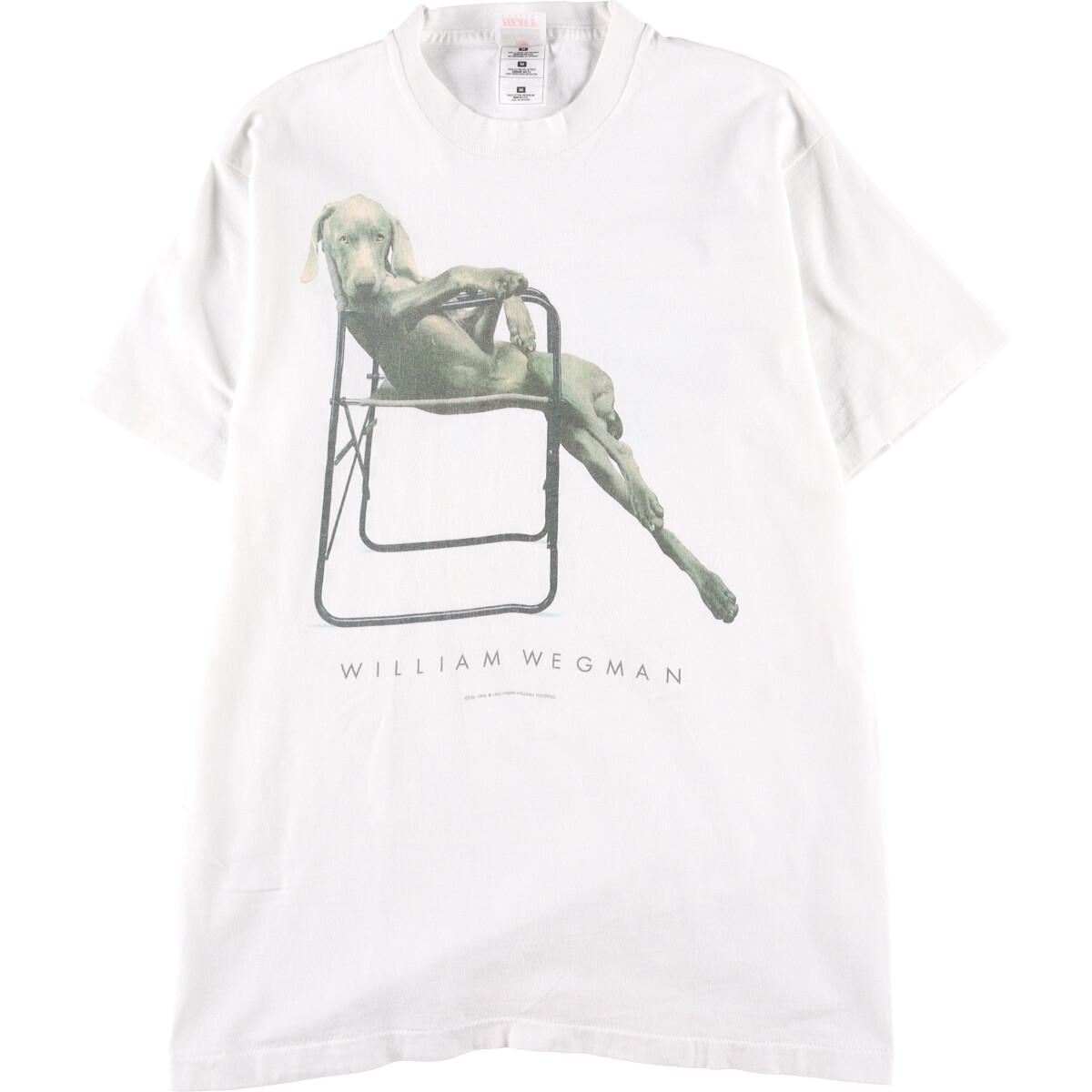 90s William Wegman ウィリアム ウェグマン tシャツ Art 1991.co.jp