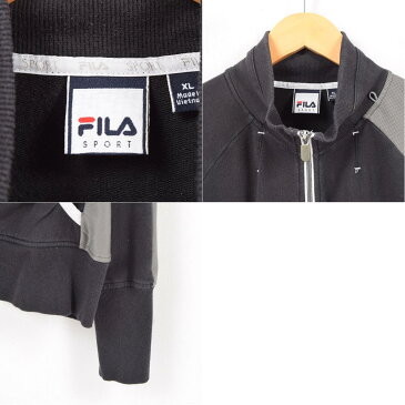 フィラ FILA SPORT 切替 フルジップスウェットシャツ トレーナー レディースXL /wau1722 【中古】 【180729】【PD191018】【CS2003】【SS2006】